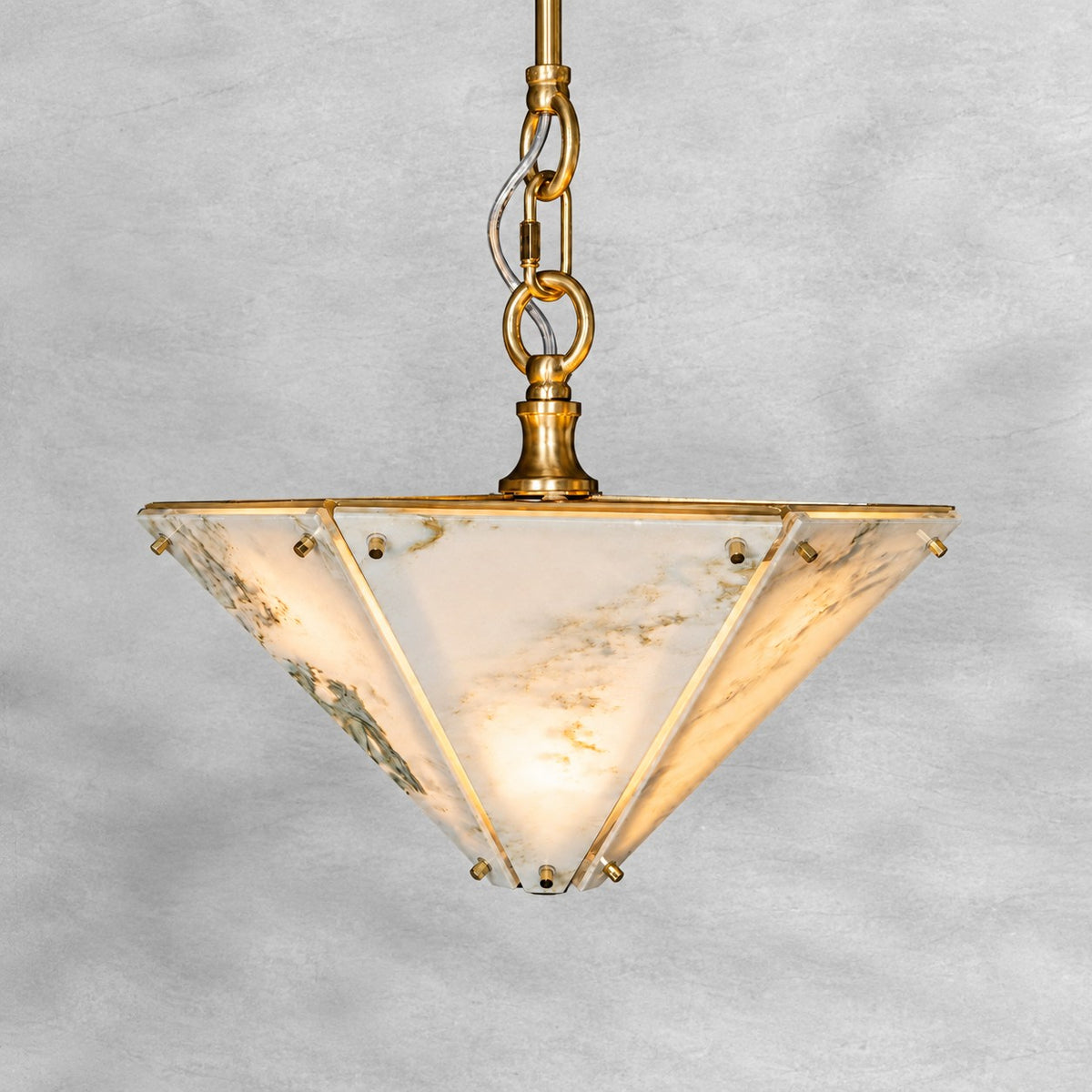 Modern Faceted Luxury stone Chandelier