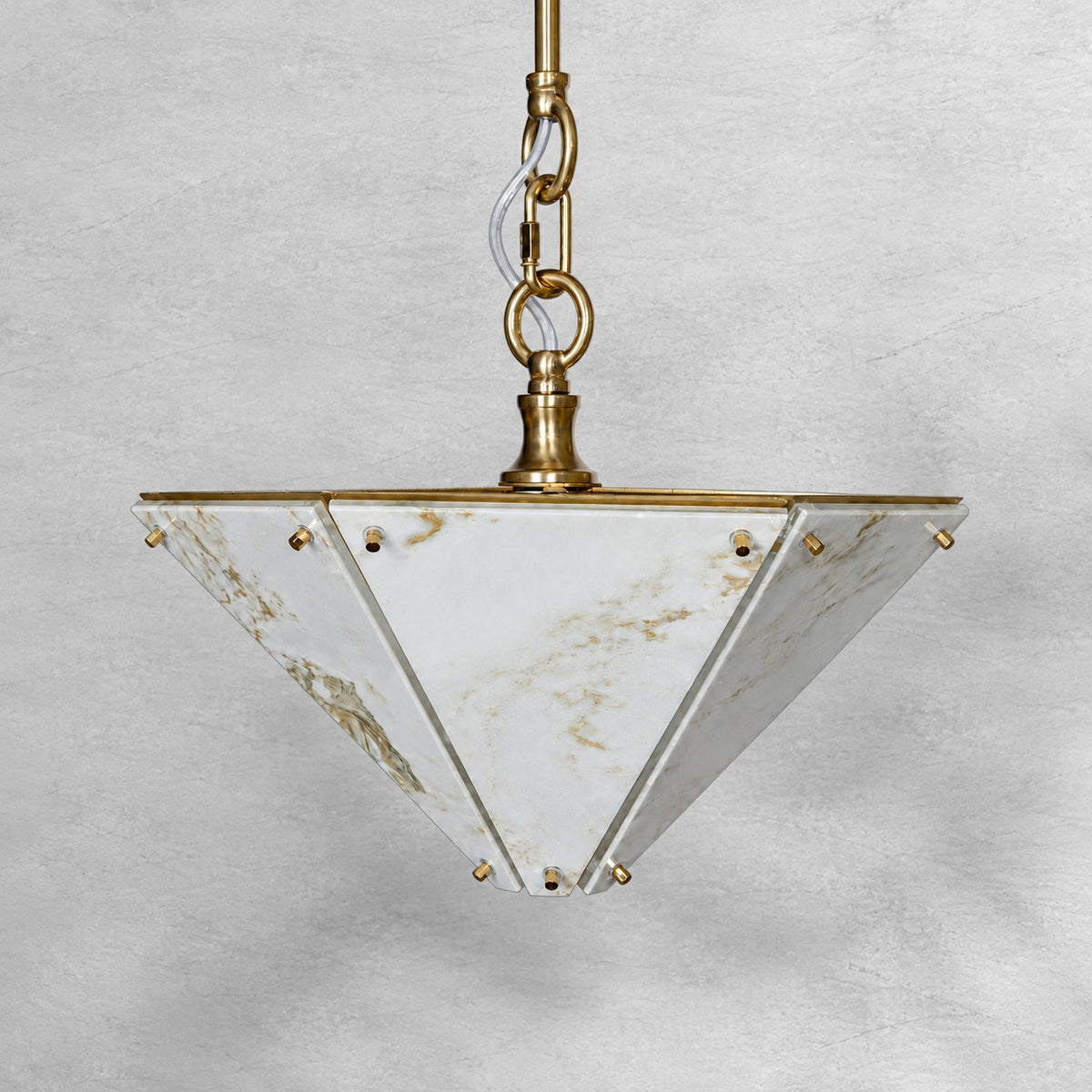 Modern Faceted Luxury stone Chandelier