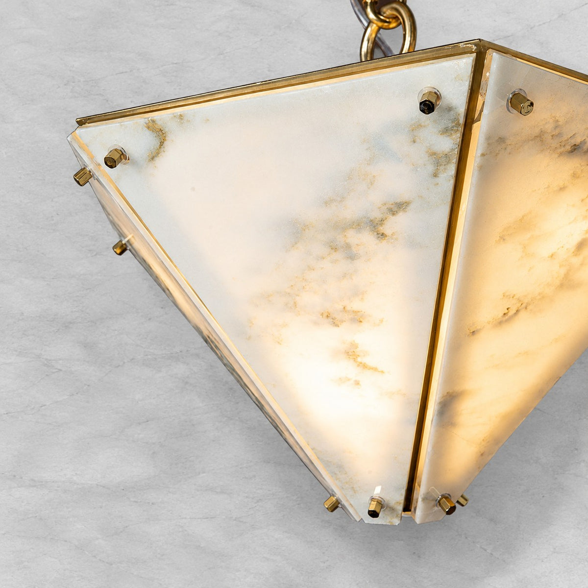 Modern Faceted Luxury stone Chandelier