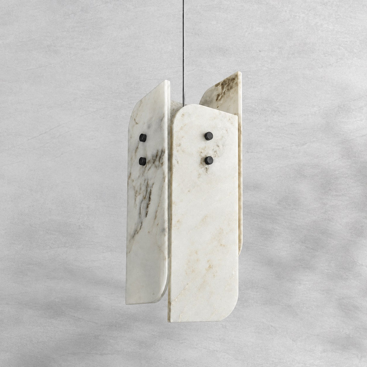 Modern Sculptural LuxuryStone Pendant Light