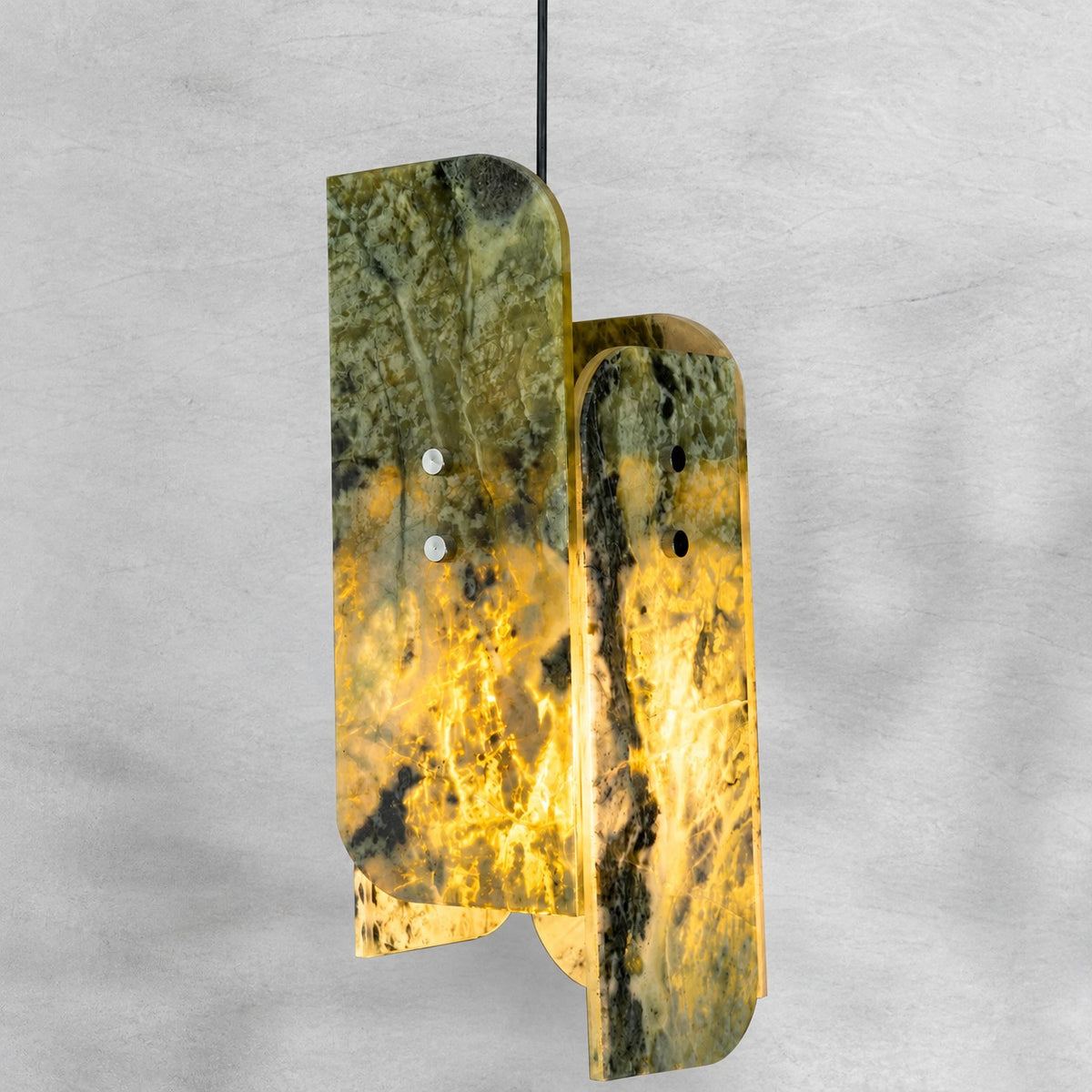 Modern Sculptural LuxuryStone Pendant Light