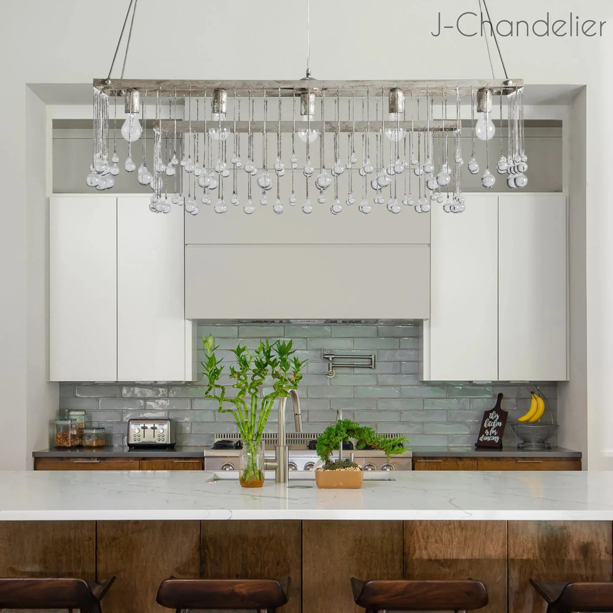 Aubrey Rectangular Chandelier 47''60''