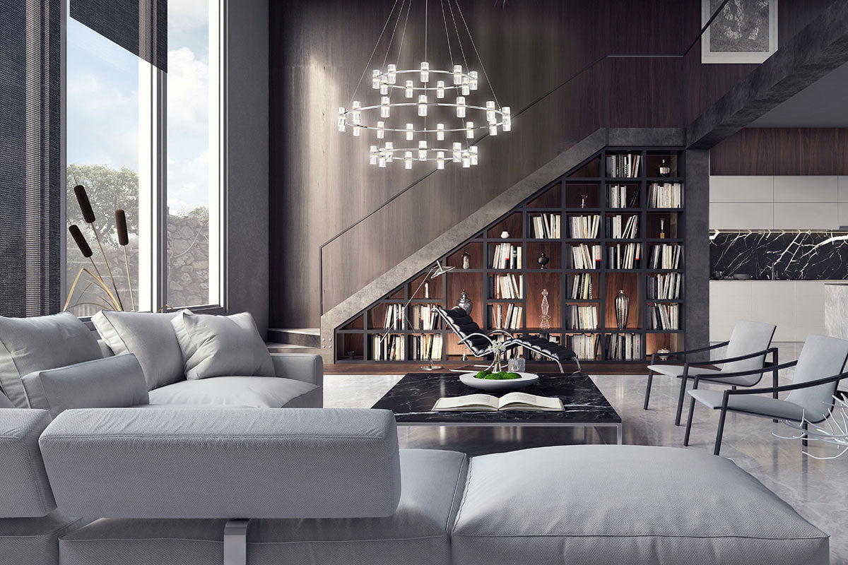 Sharon Three Tier Chandelier 40.5''W