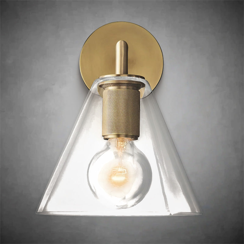 Utilitaive Funnel Shade Sconce