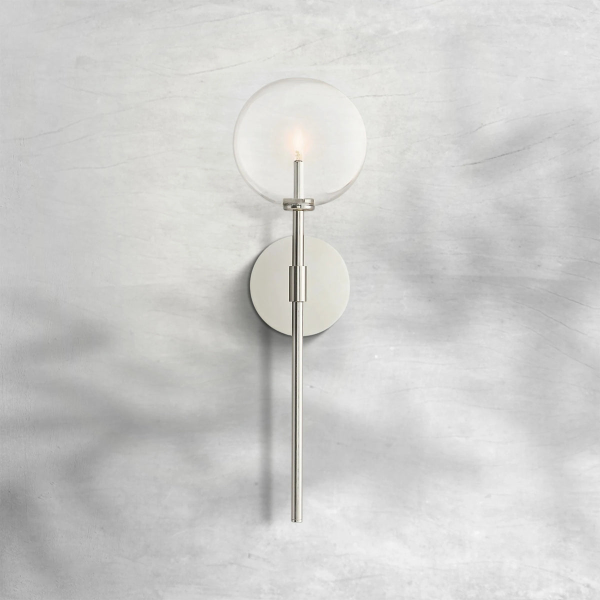 Glass Globe Sconce