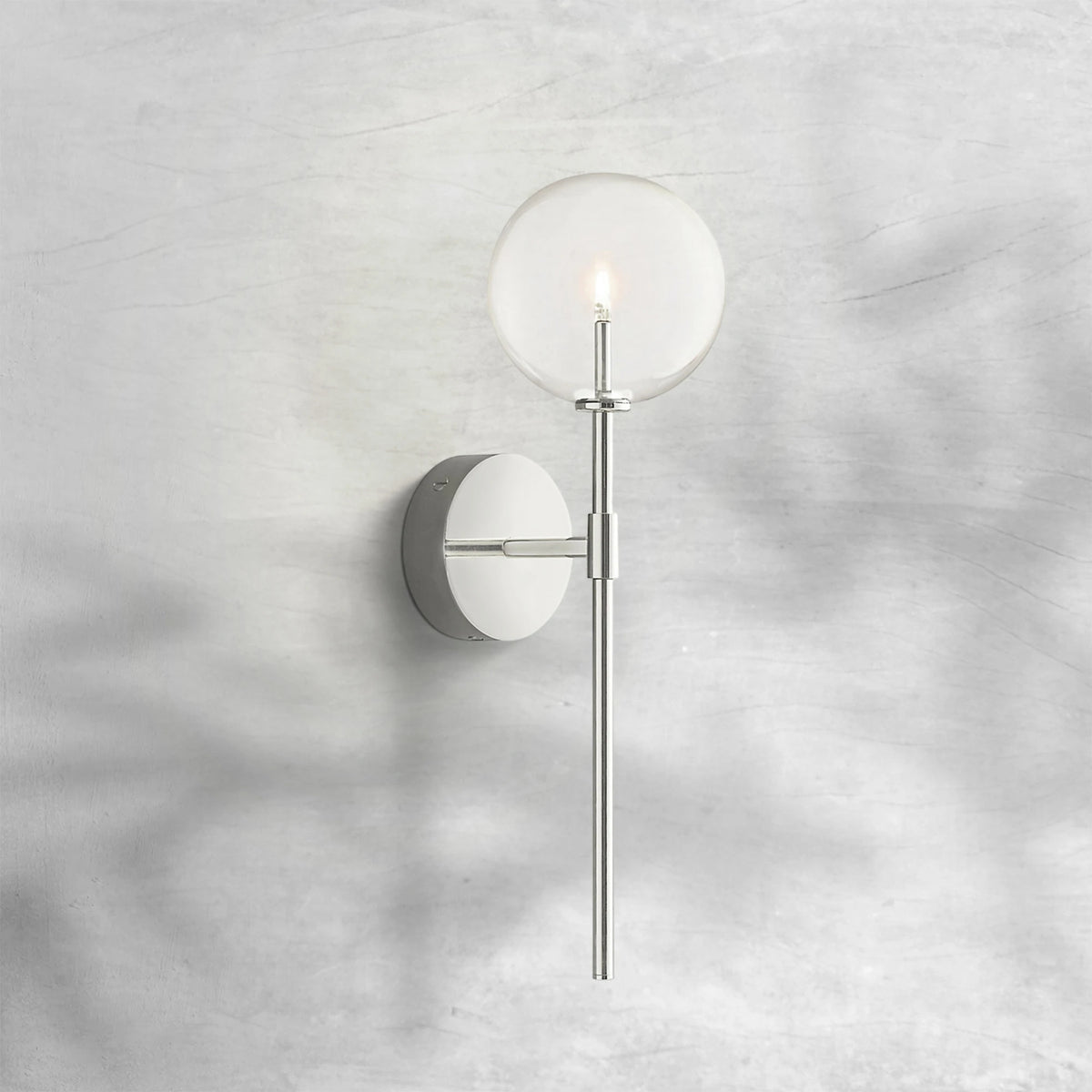 Glass Globe Sconce