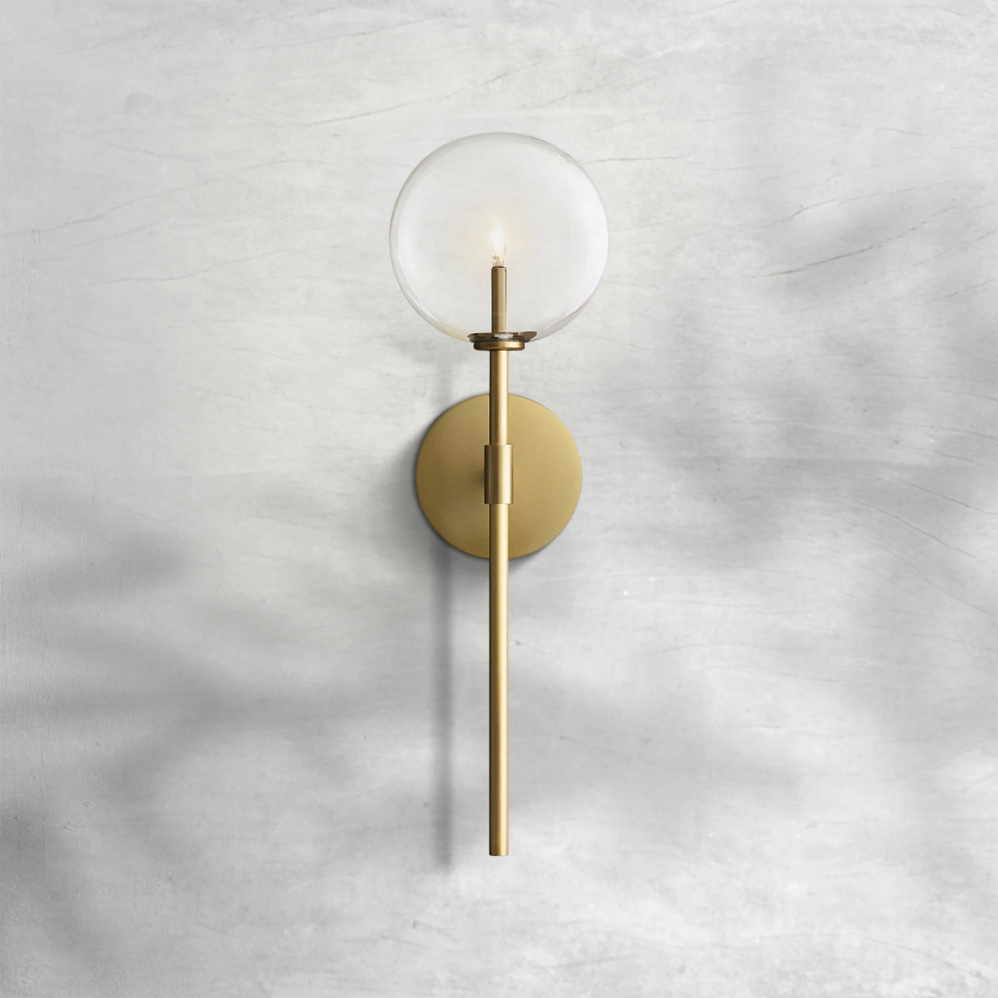 Glass Globe Sconce