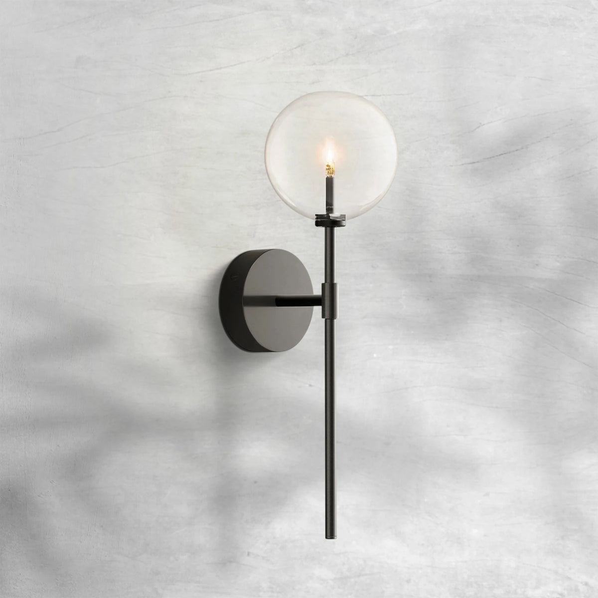 Glass Globe Sconce
