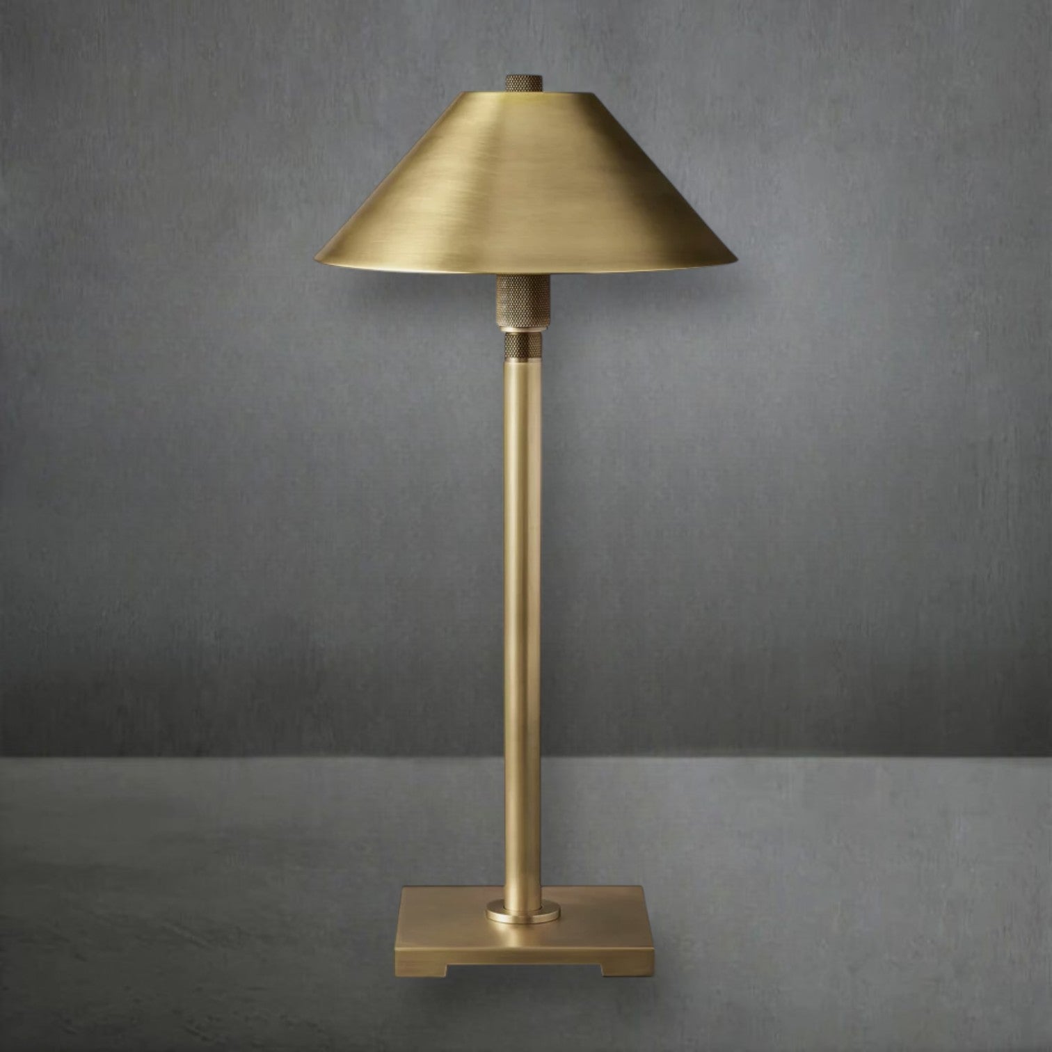 Utilitaive Metal Shade Table Lamp