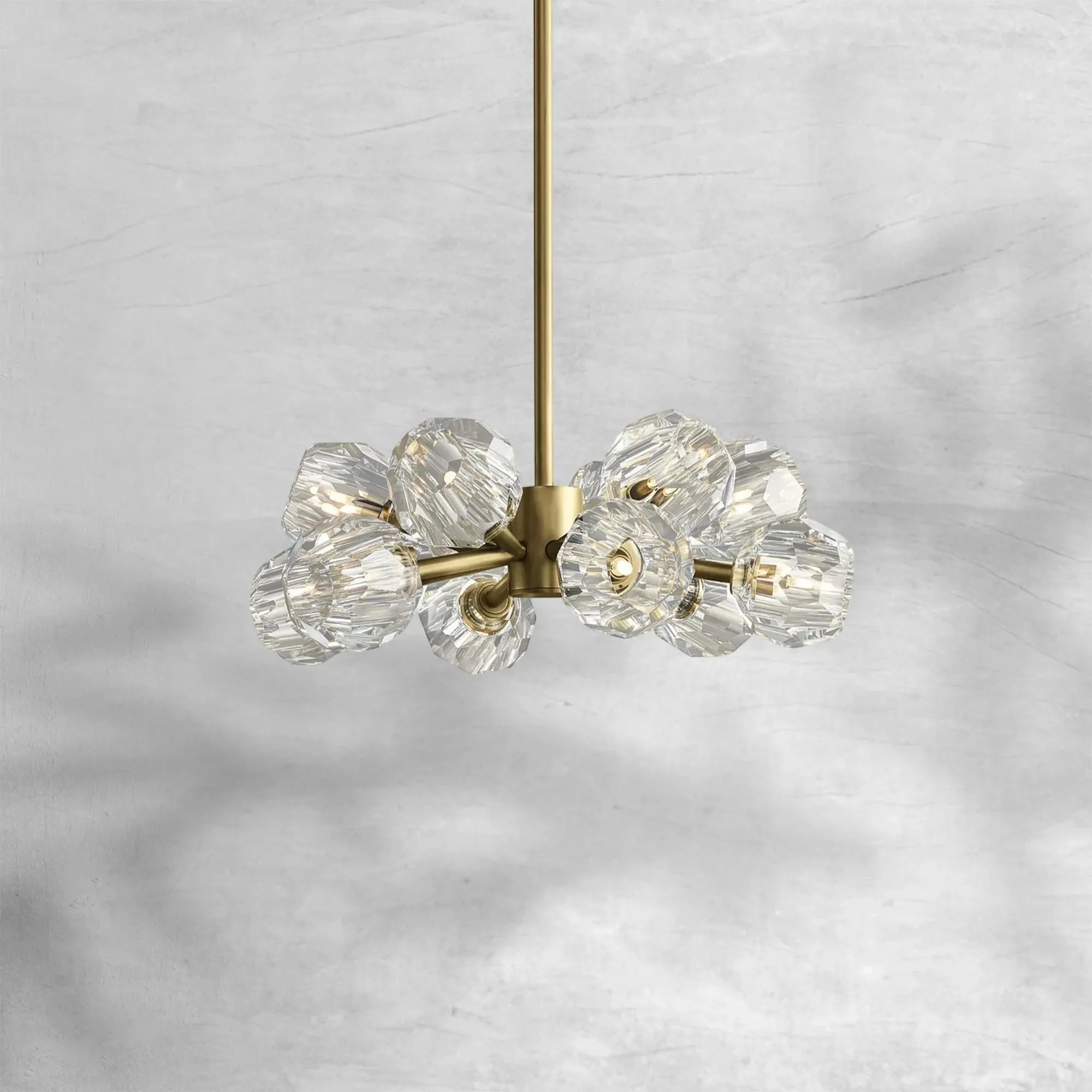 Bille De Crystal Round Chandelier 24"