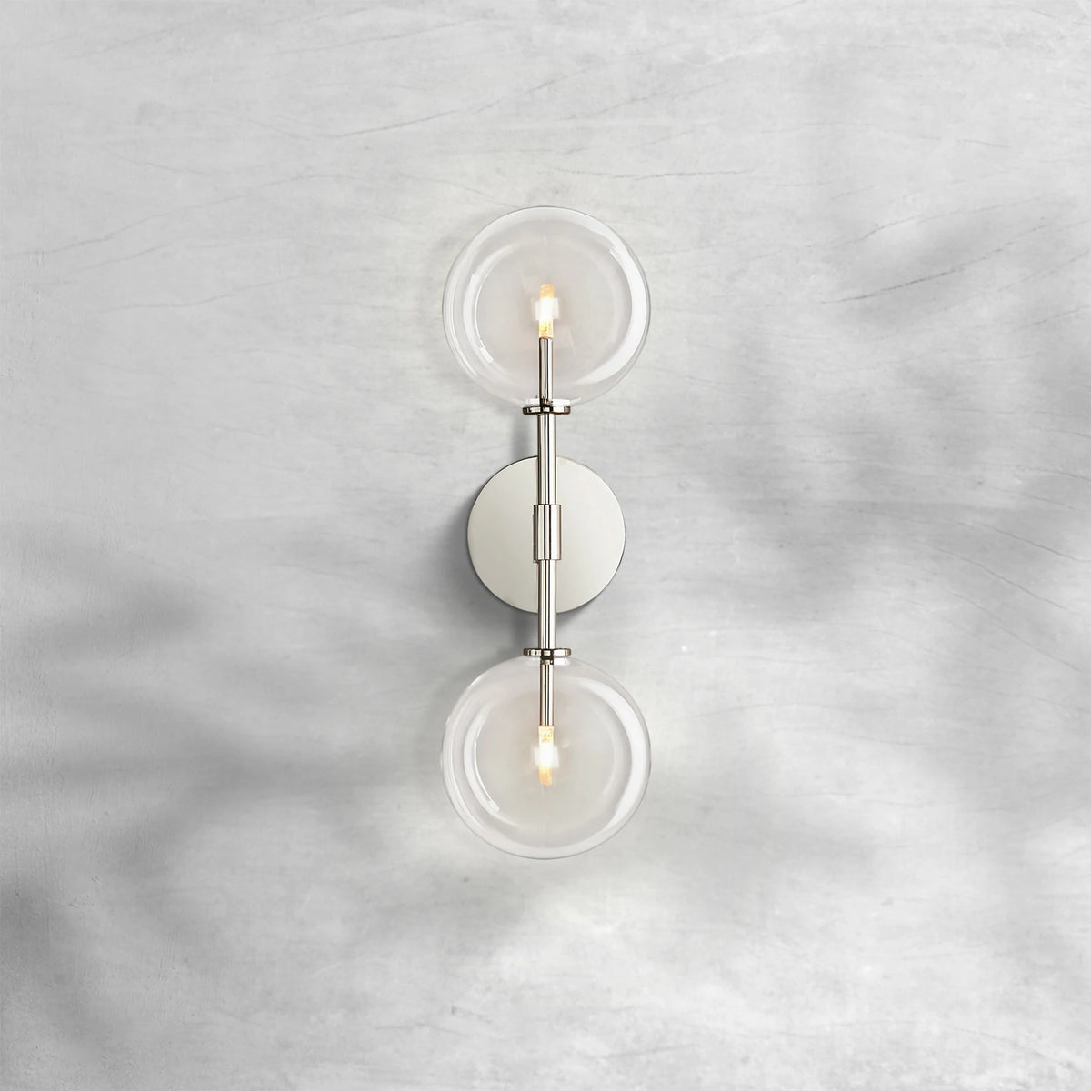 Glass Globe Linear Sconce