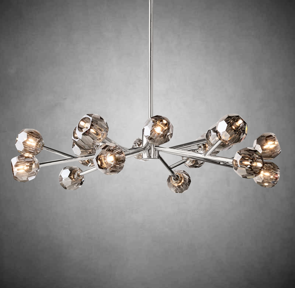 Bruma Glass Round Chandelier 24"36"48"60"72"