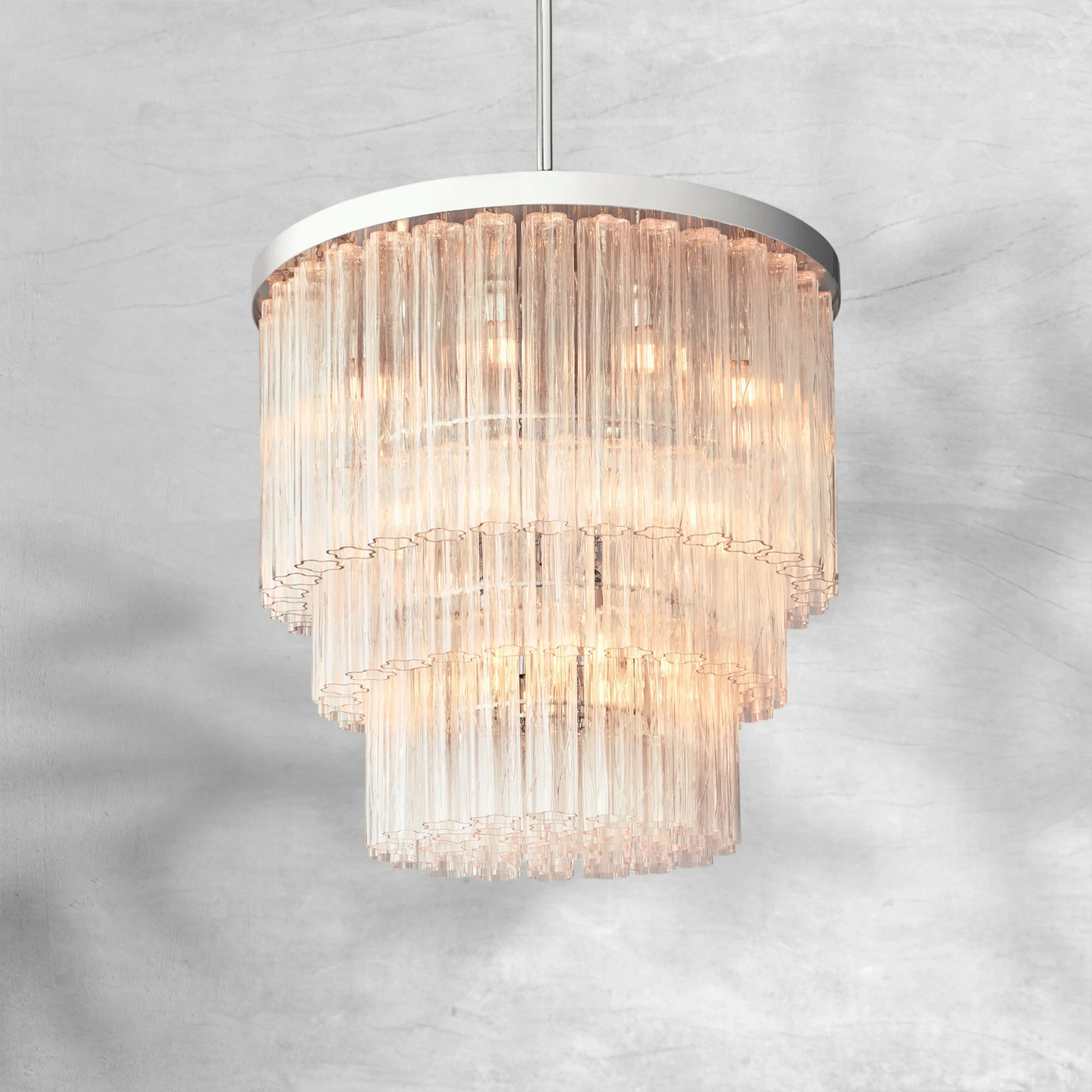 Caelo Round 3-Tier Chandelier 36″