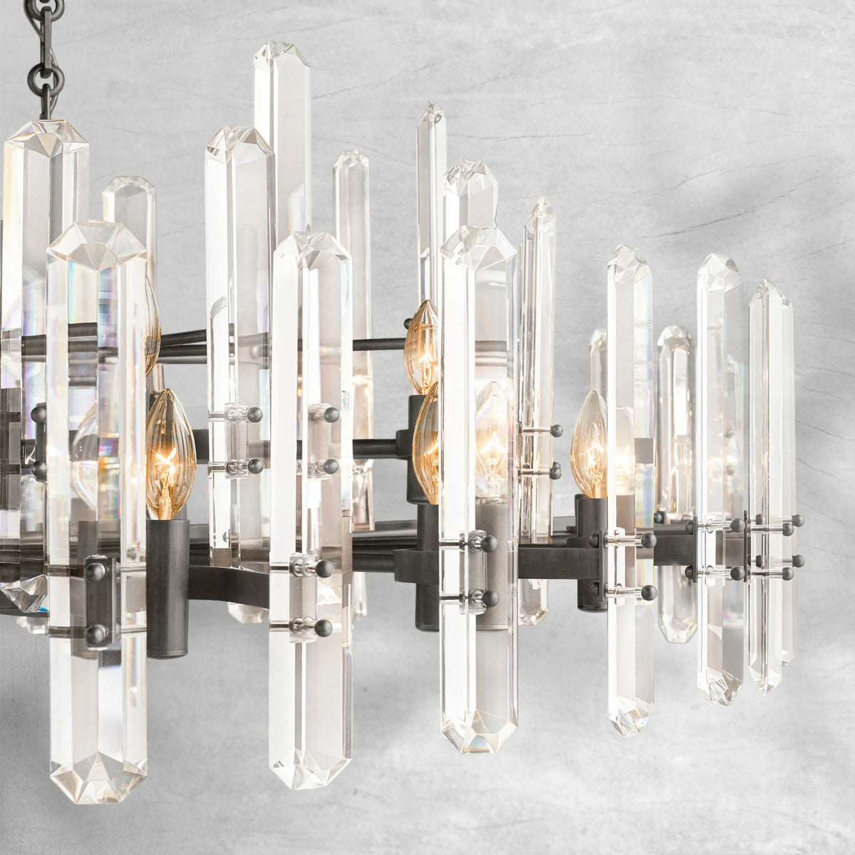 Branxton Rectangular chandelier 54” 72"