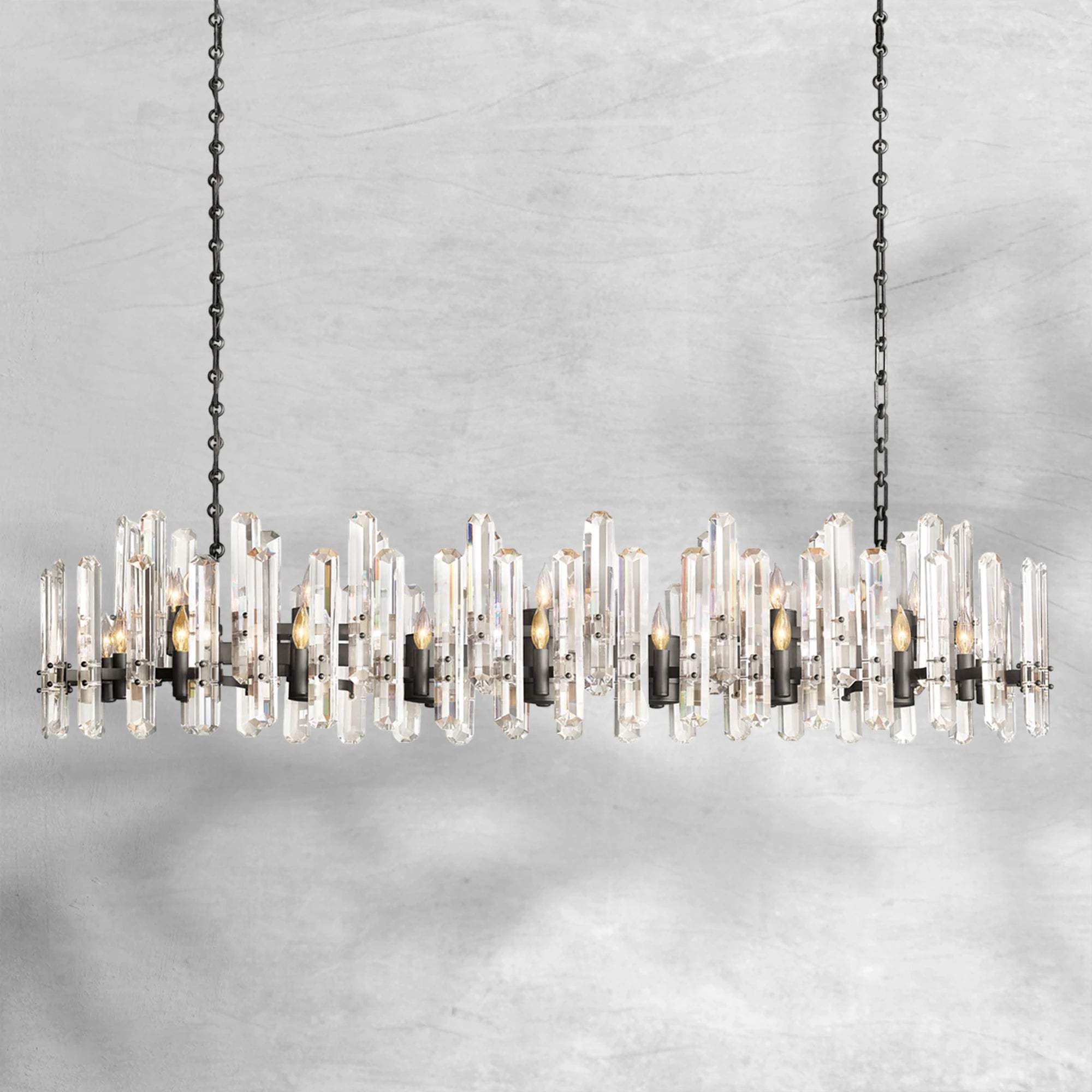 Bonington Rectangular chandelier 54” 72"