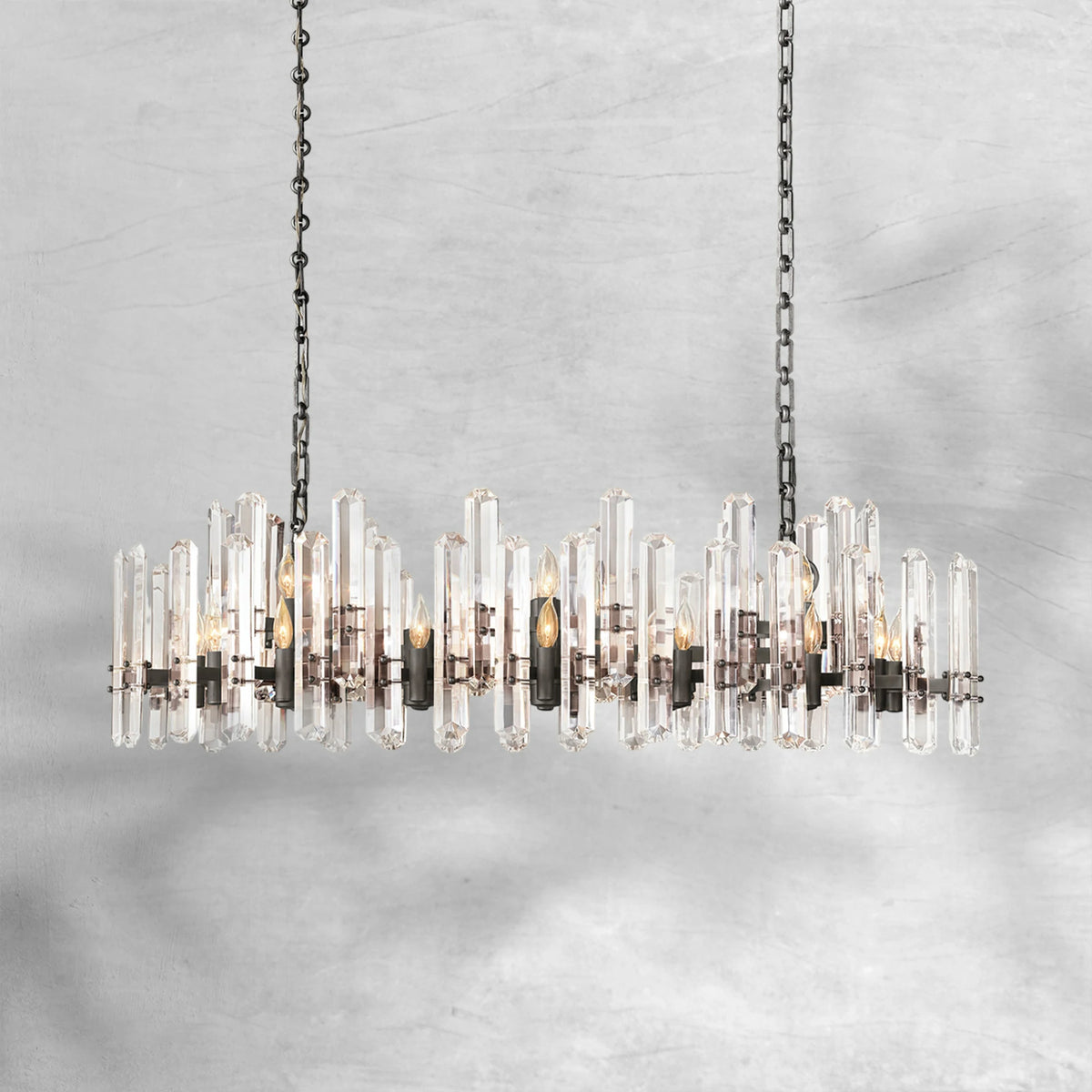 Branxton Rectangular chandelier 54” 72"