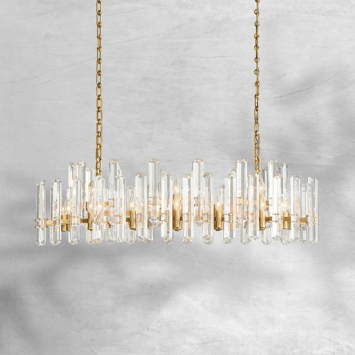 Branxton Rectangular chandelier 54” 72"