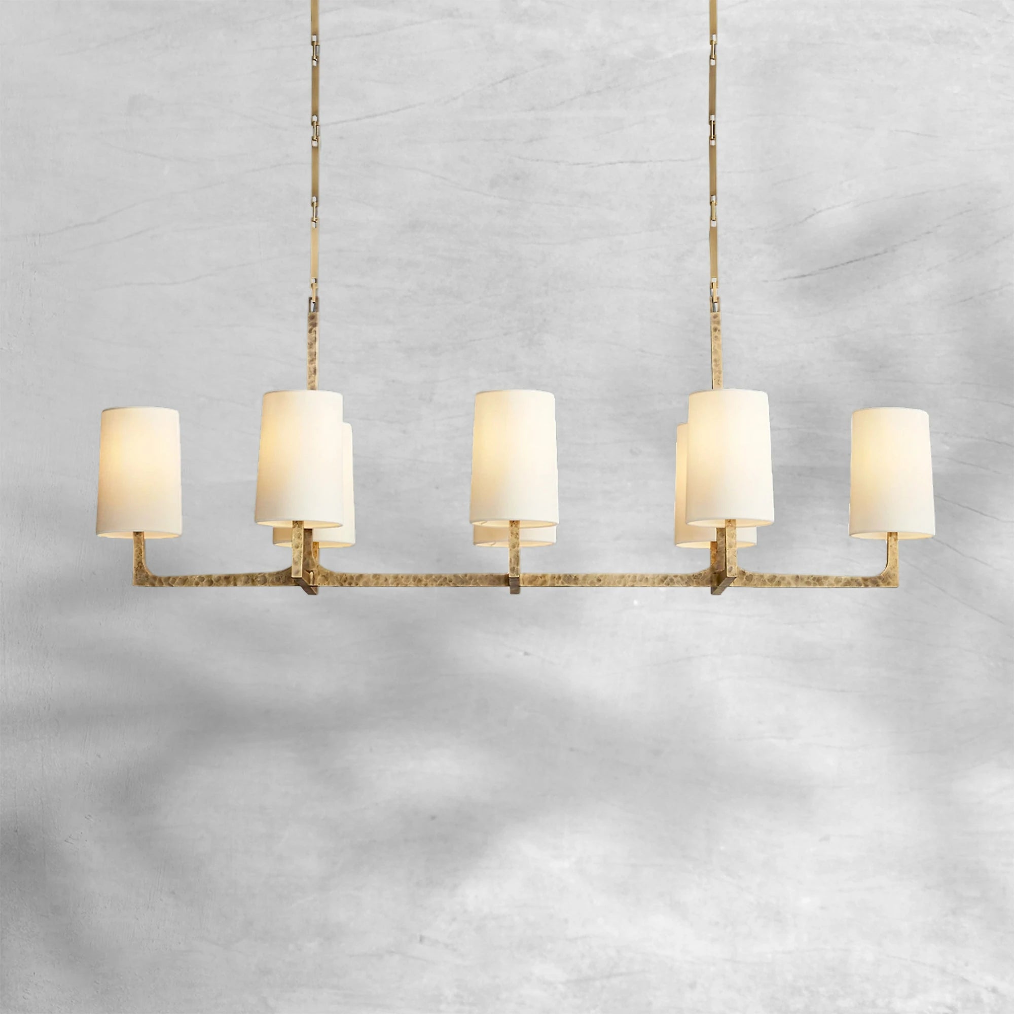 Wryte Linear Chandelier 54"L 72"L