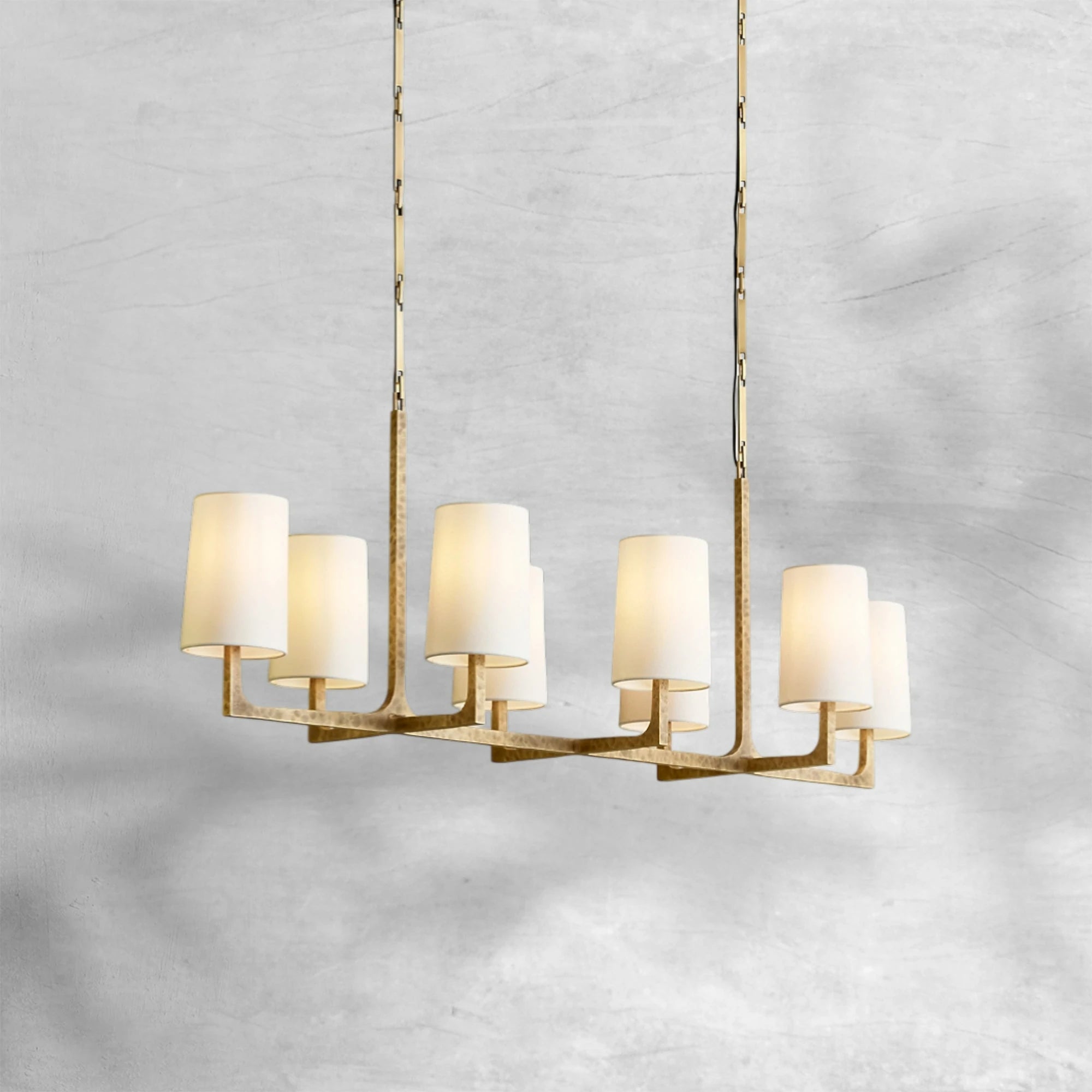 Wryte Linear Chandelier 54"L 72"L