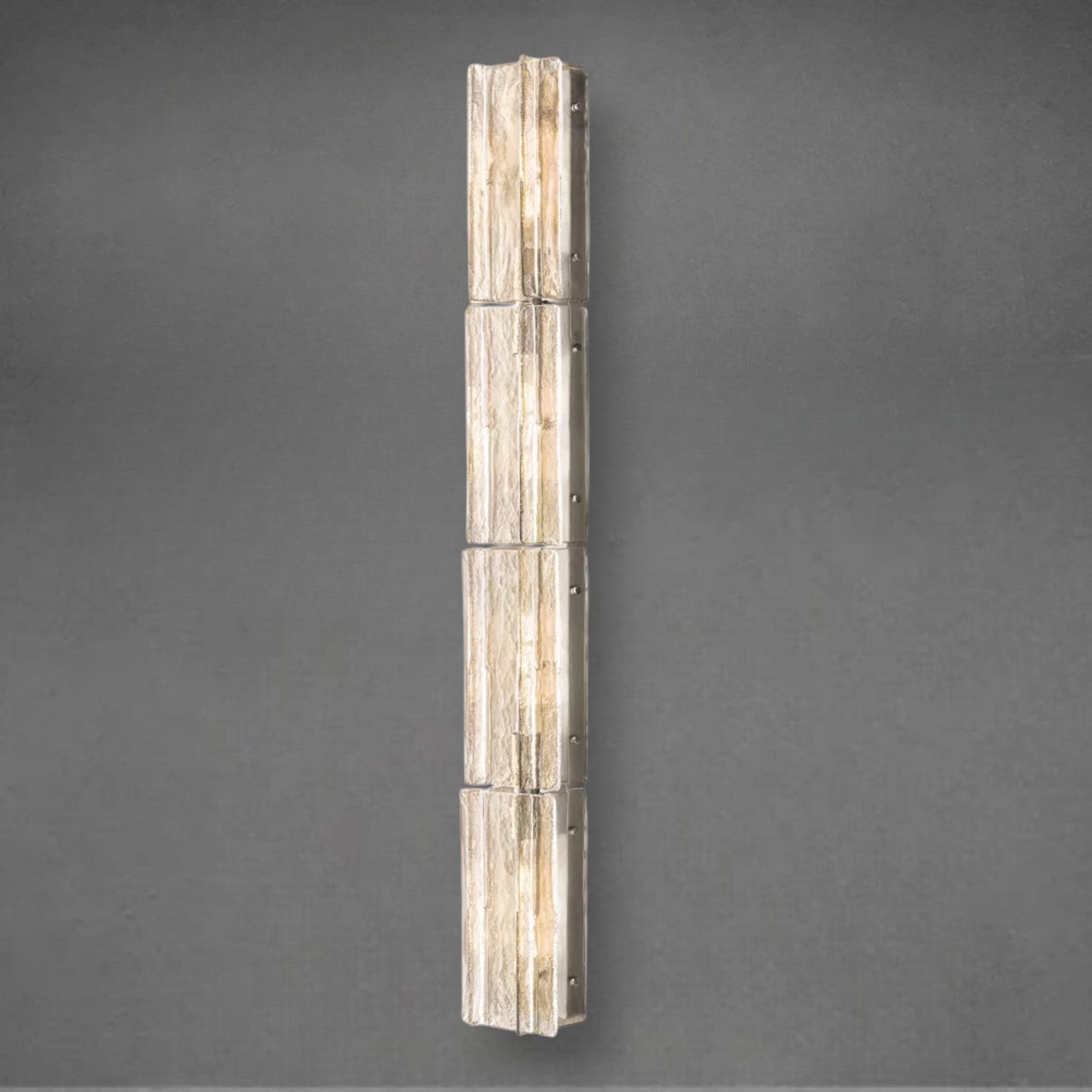 Lattace Clear Glass Grand Sconce 49"61"