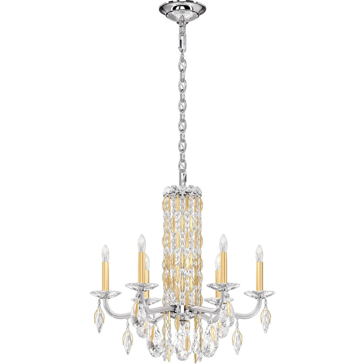 Siena 6-light Crystal Chandelier 24"