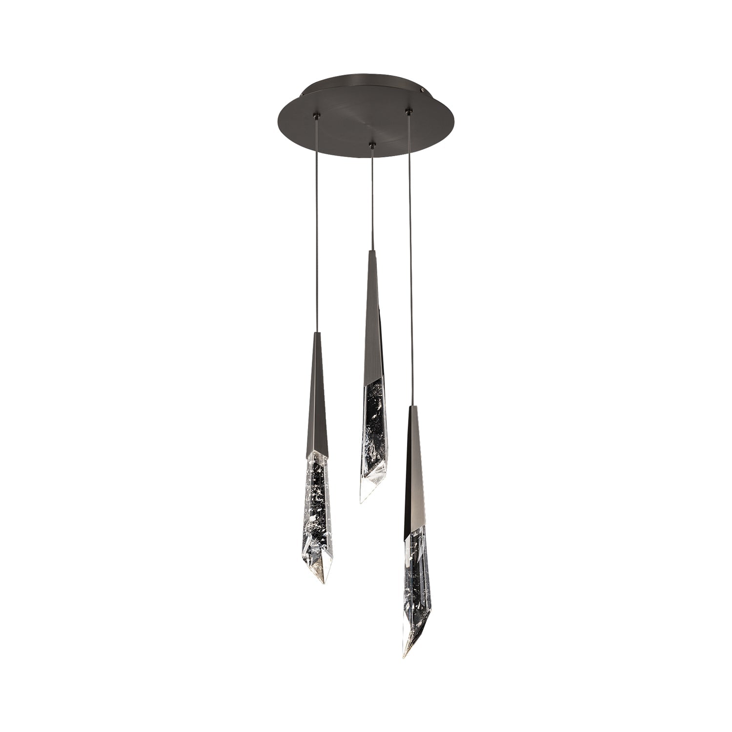 Solitude Round LED Multi Chandelier.
