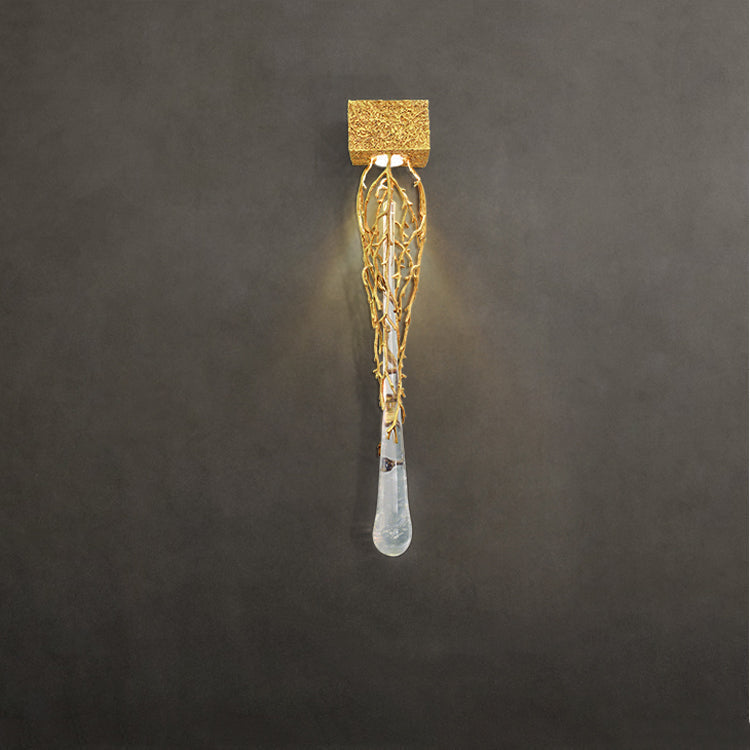 Slade Modern Branch Crystal Wall Sconce For Bedroom Wall Sconce J-CHANDELIER Style A