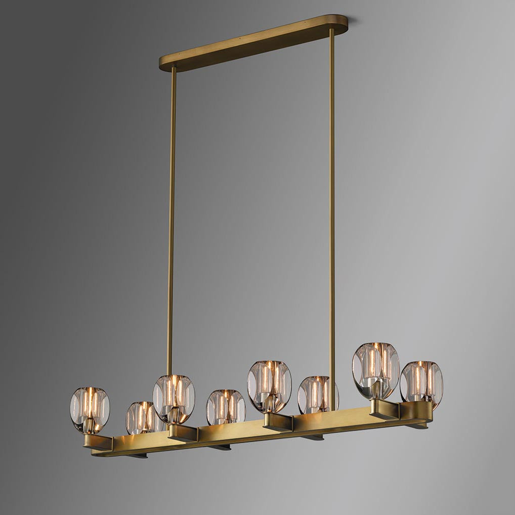 Canson Linear Modern 8 lights Dining Room Chandelier