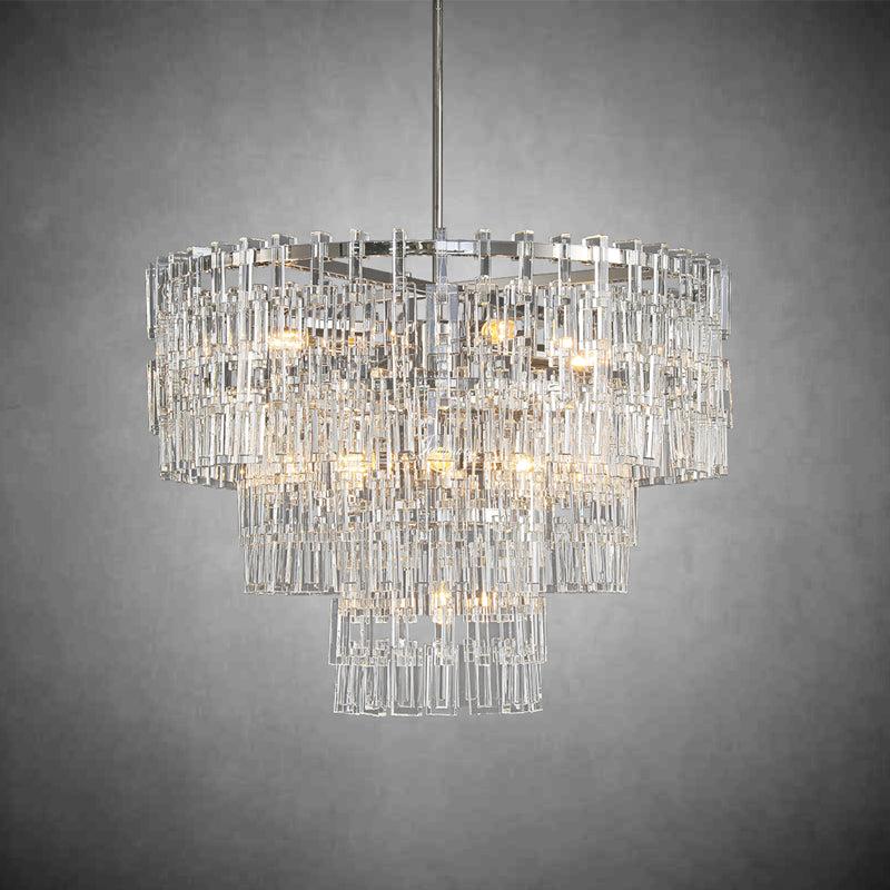 Montis 3-Tier Round Chandelier 36"
