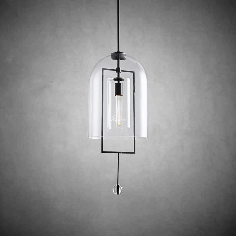 Fulcram Glass Pendant Light 28"H, 32"H
