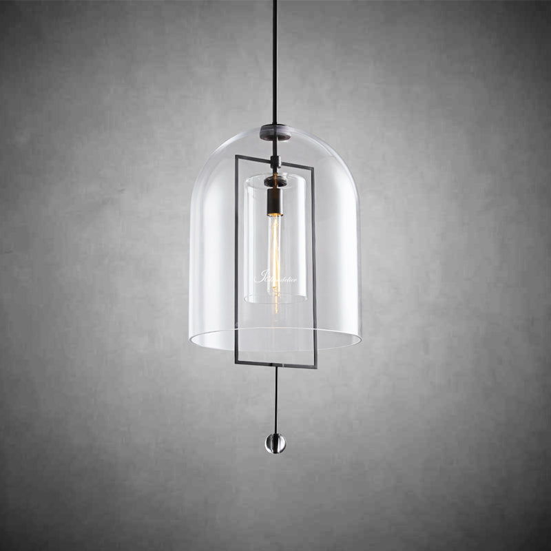 Fulcram Glass Pendant Light 28"H, 32"H