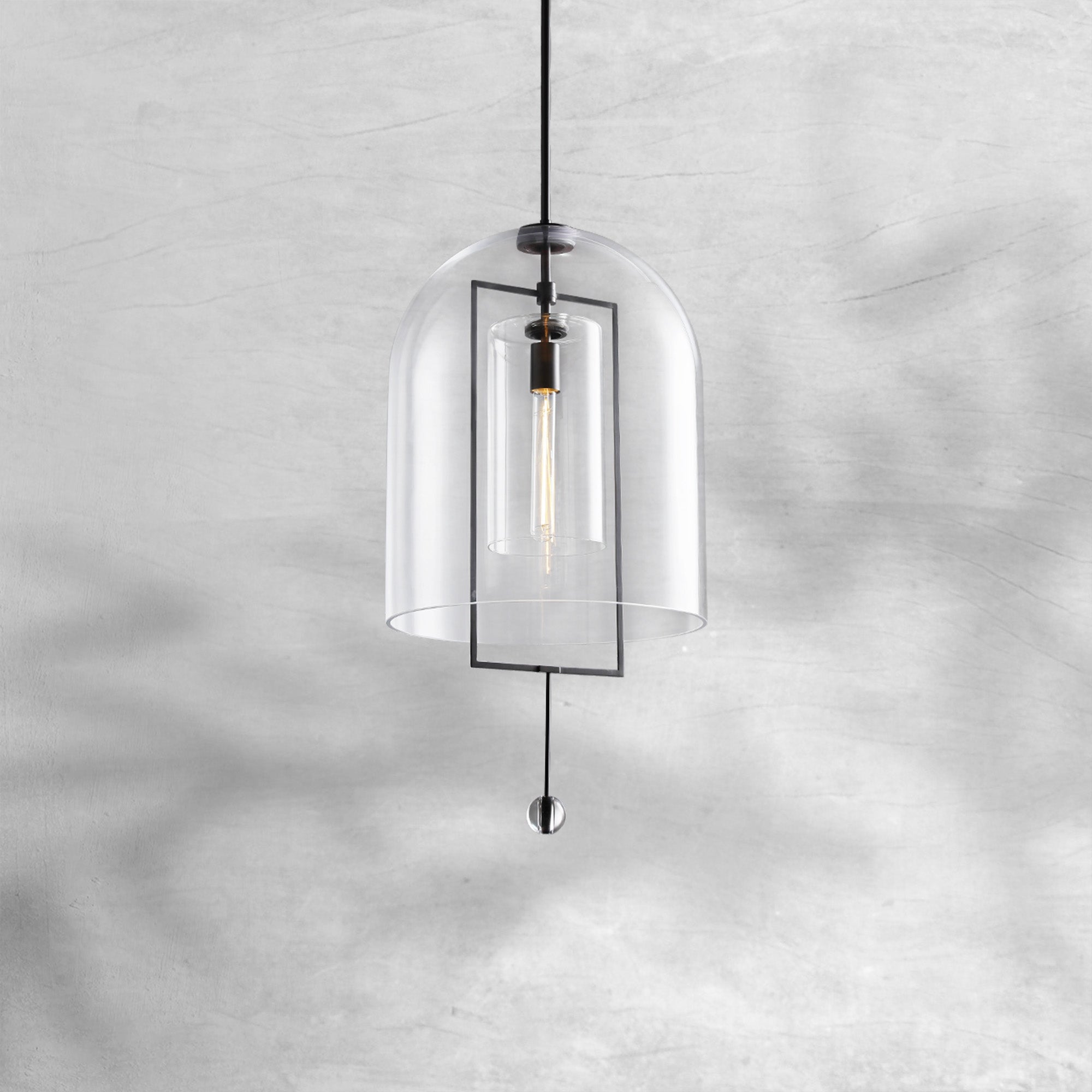 Fable Glass Pendant Light 28"H, 32"H