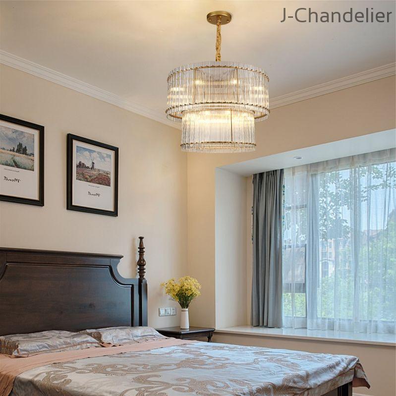 Sun Marcus 2-Tier Glass Round Chandelier 48"