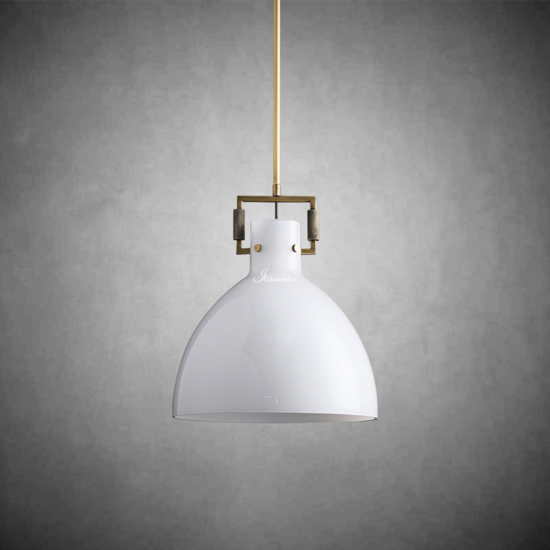 Miranda Modern Milk Glass Pendant Light