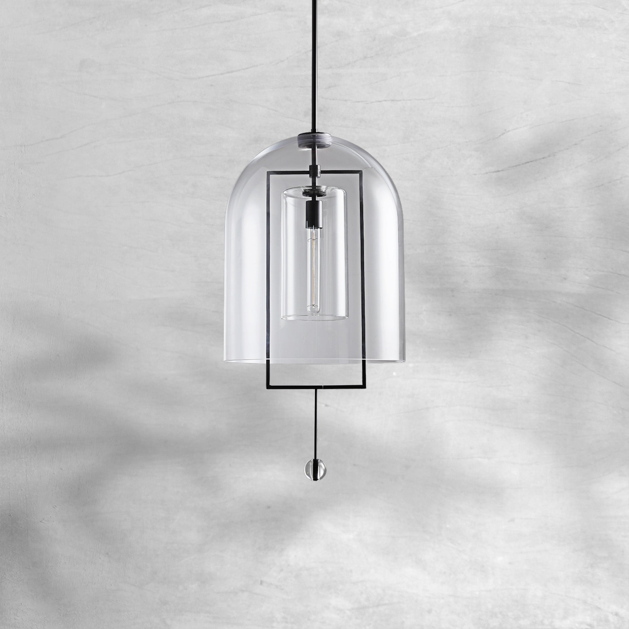 Fable Glass Pendant Light 28"H, 32"H