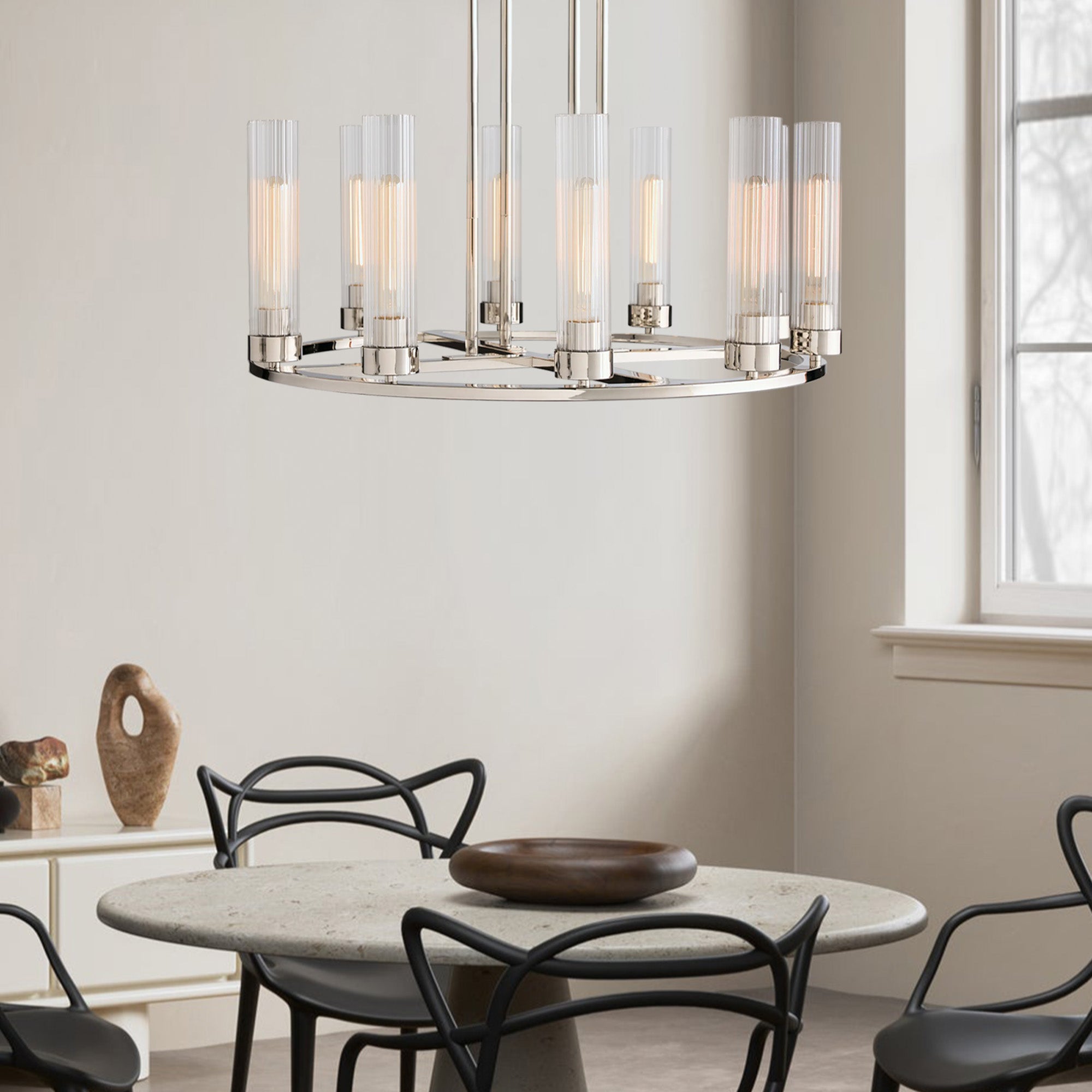 Andreas Round Chandelier 10/12 Light