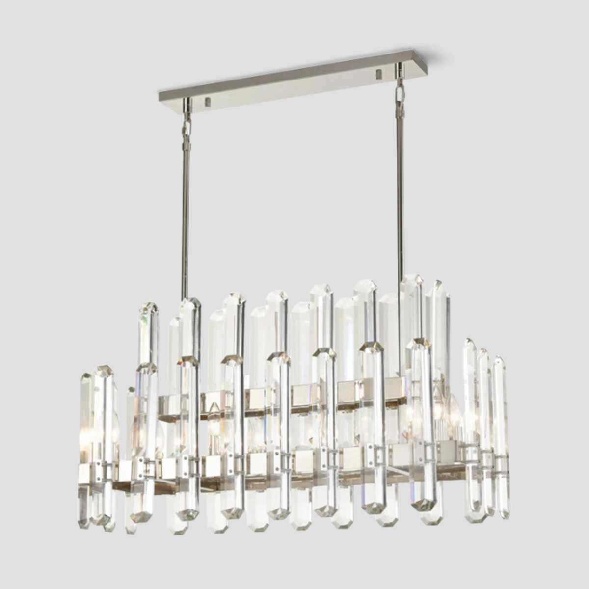 Brous Linear Chandelier Ceiling Light 36" 48"