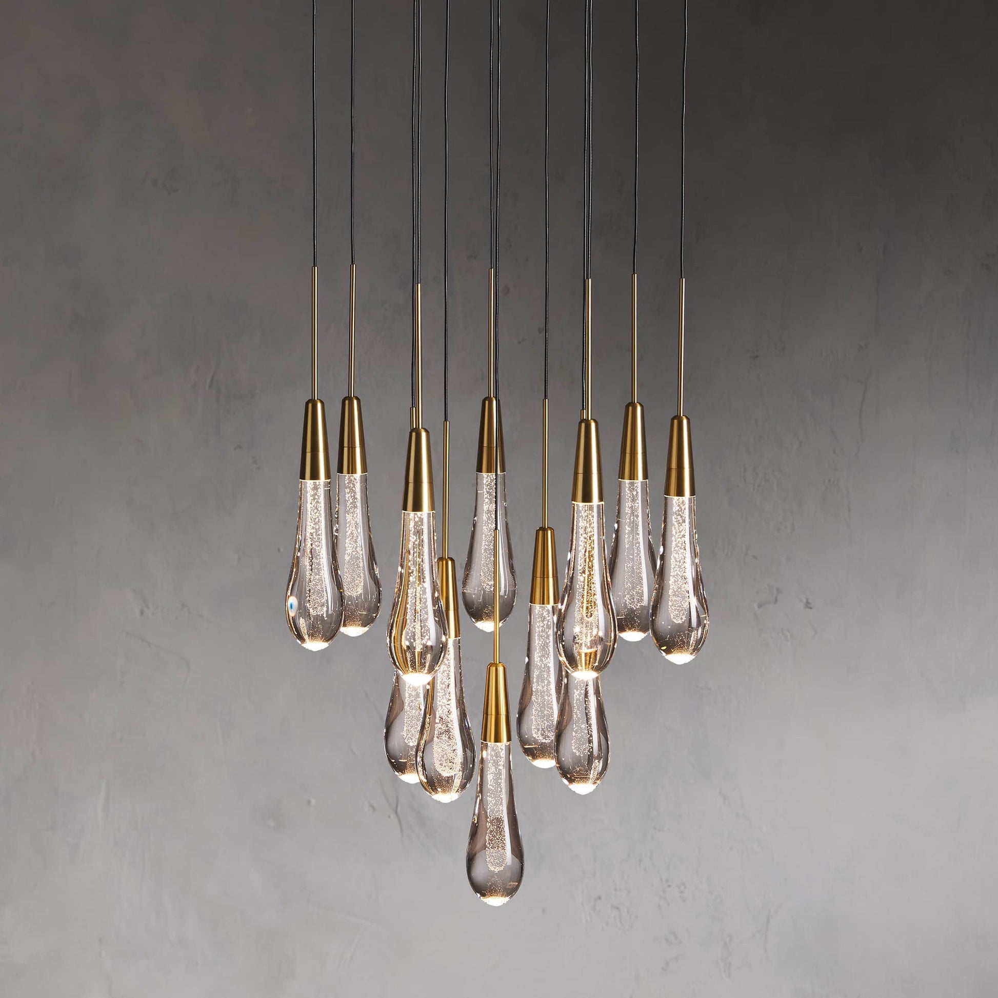 Soltaire Round Chandelier 17"24"36"58"