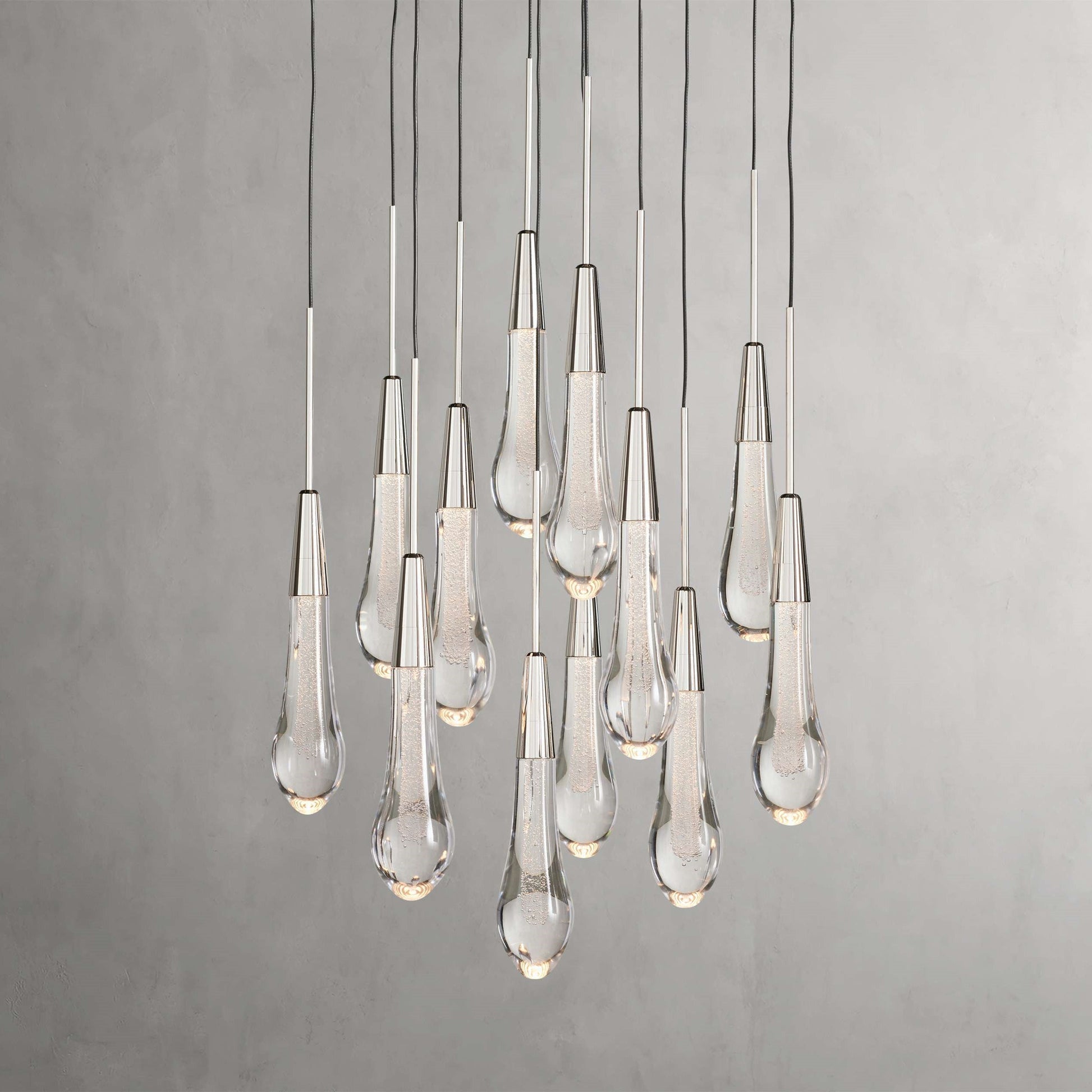 Soltaire Round Chandelier 17"24"36"58"