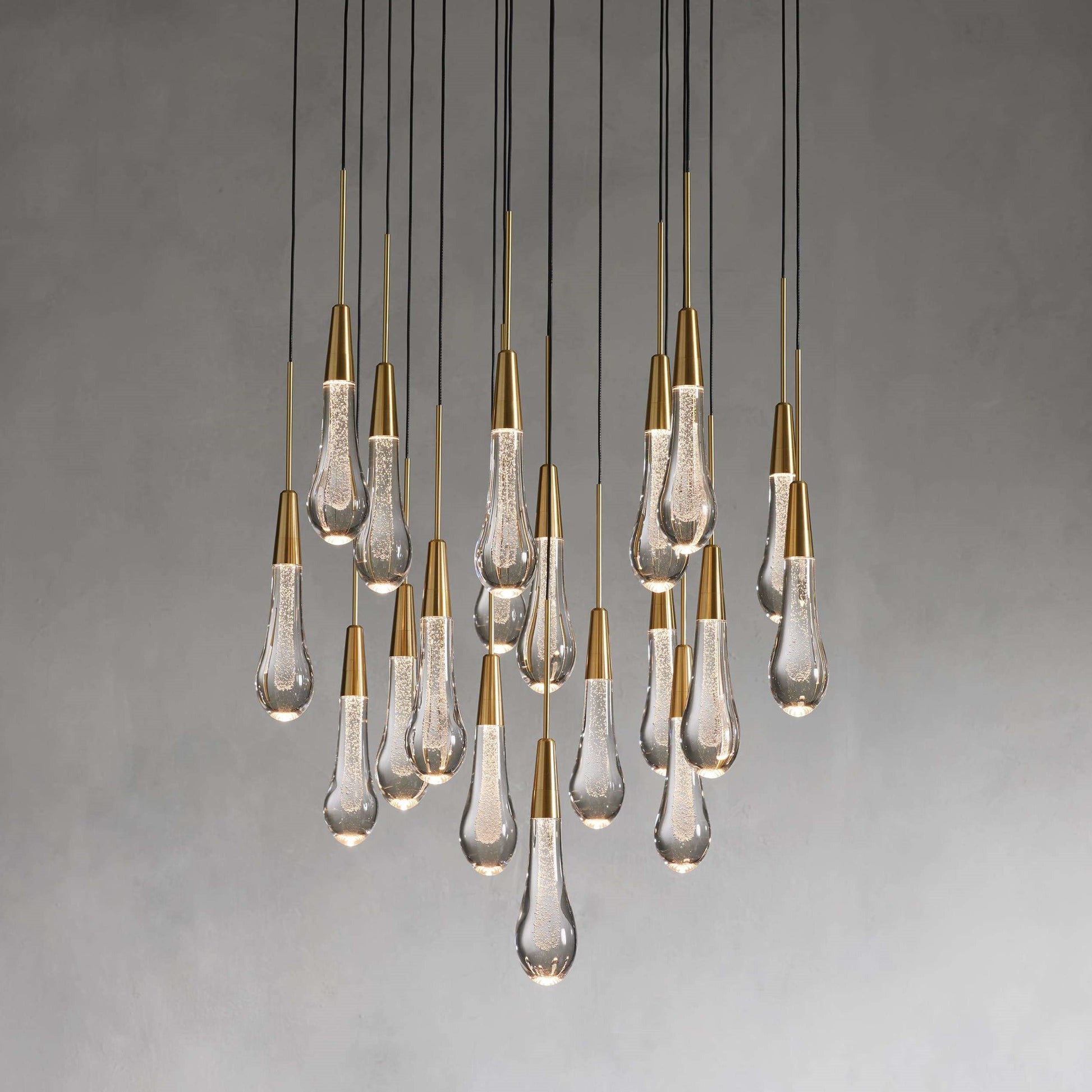 Soltaire Round Chandelier 17"24"36"58"