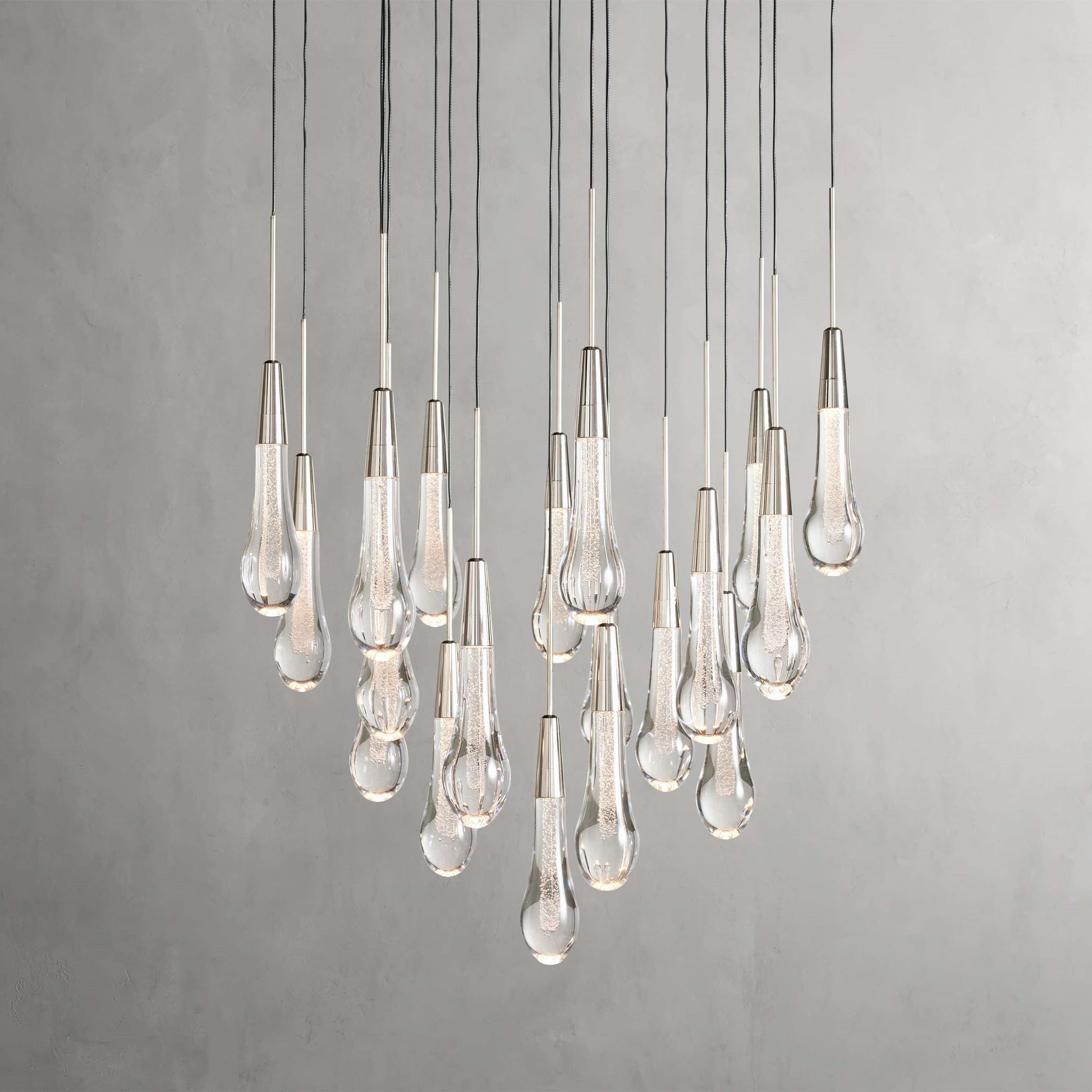 Soltaire Round Chandelier 17"24"36"58"