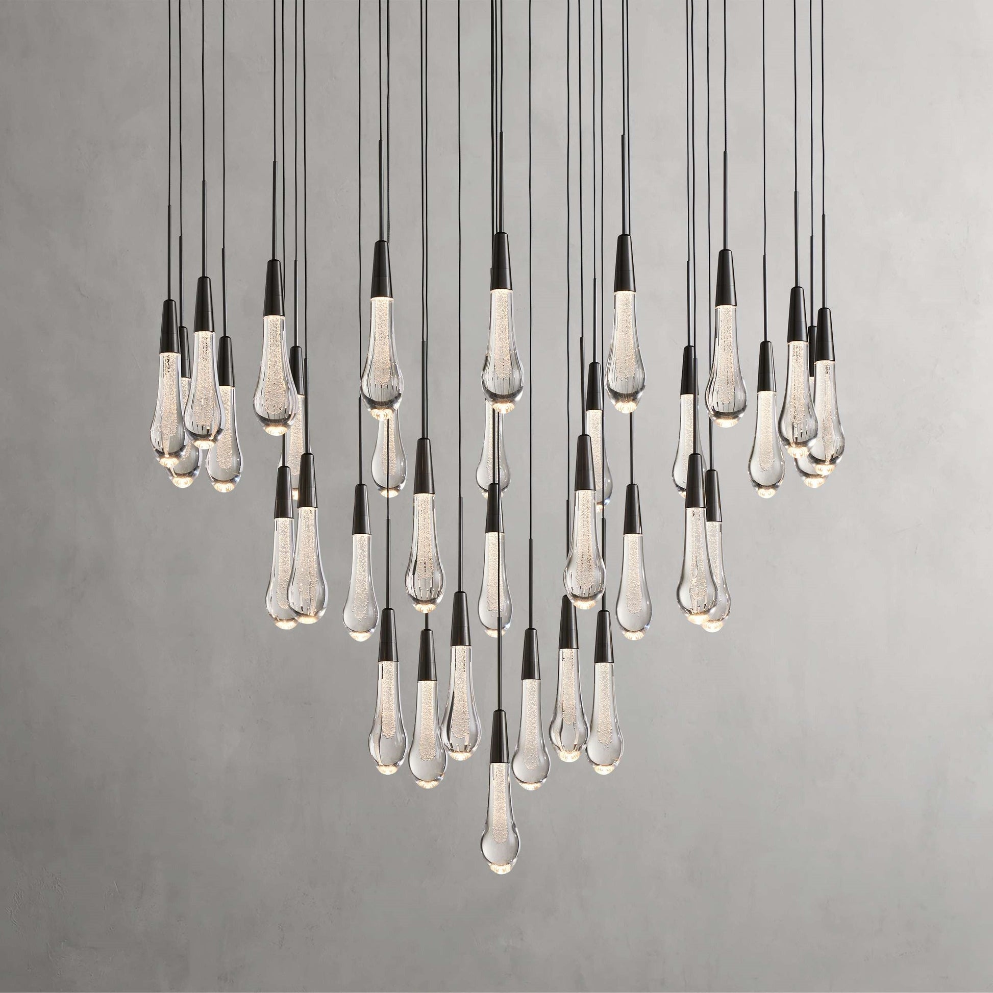 Soltaire Round Chandelier 17"24"36"58"