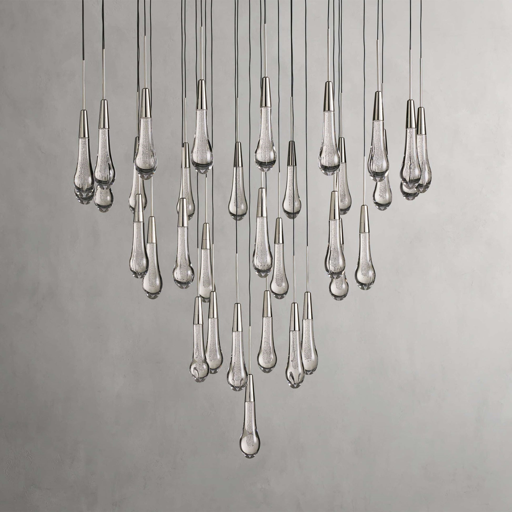 Soltaire Round Chandelier 17"24"36"58"