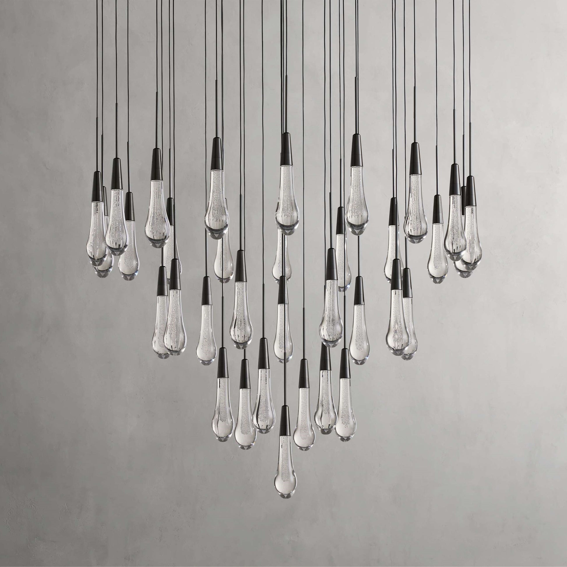 Soltaire Round Chandelier 17"24"36"58"