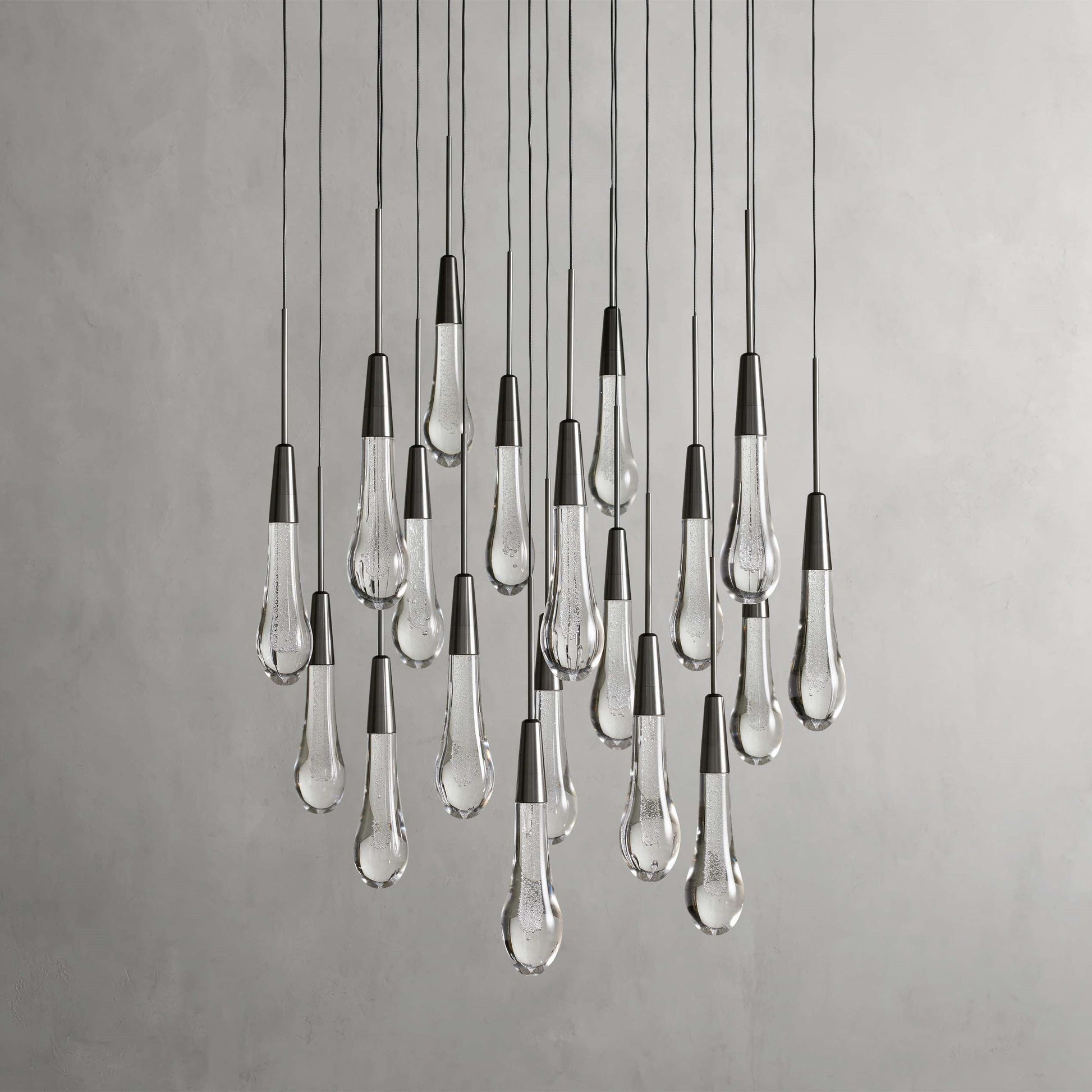 Soltaire Round Chandelier 17"24"36"58"