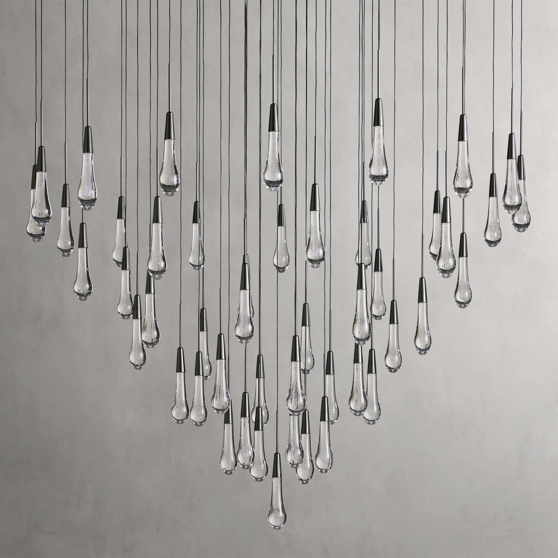 Soltaire Round Chandelier 17"24"36"58"