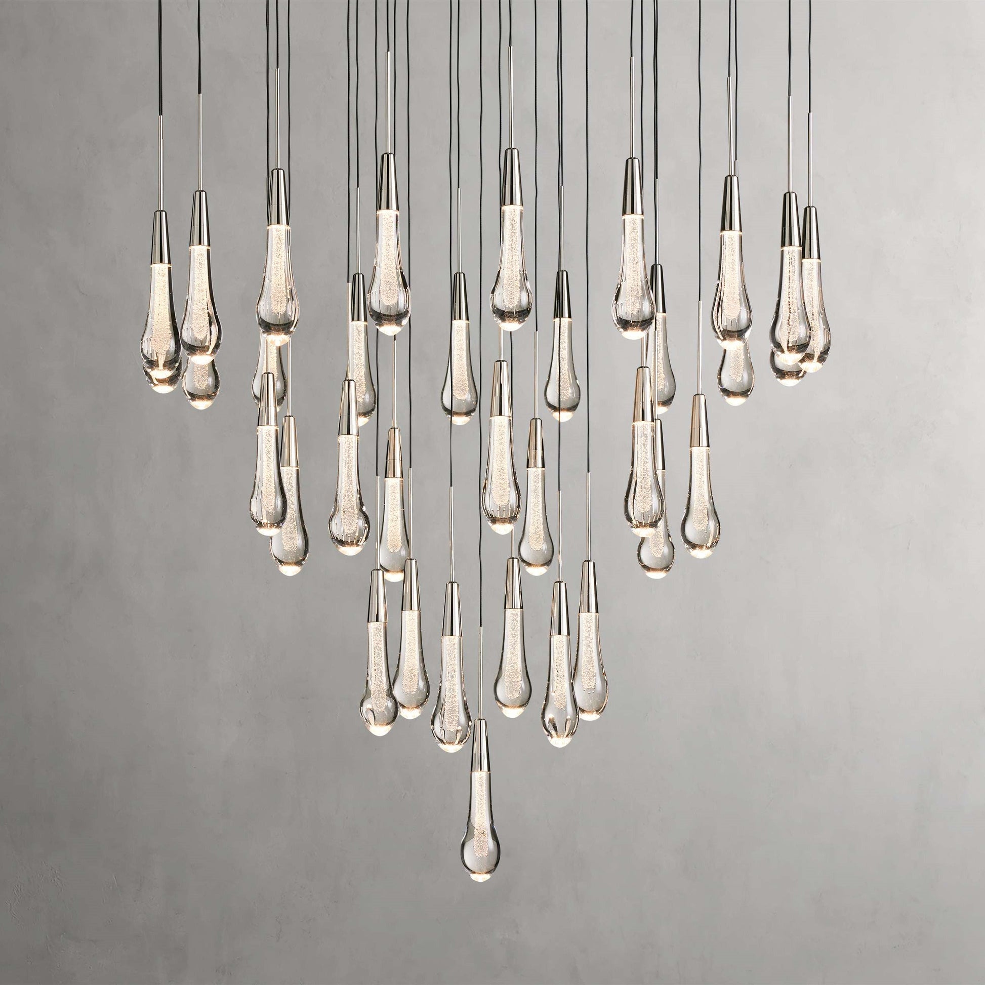 Soltaire Round Chandelier 17"24"36"58"