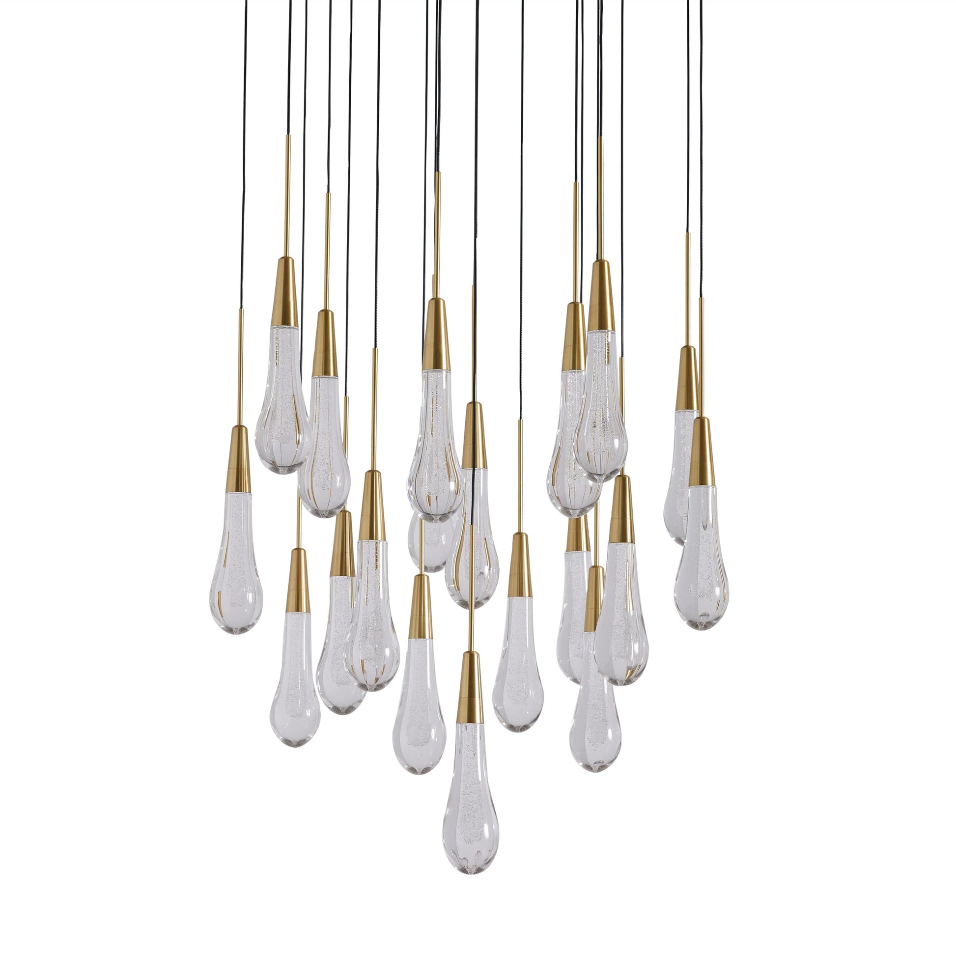 Soltaire Round Chandelier 17"24"36"58"