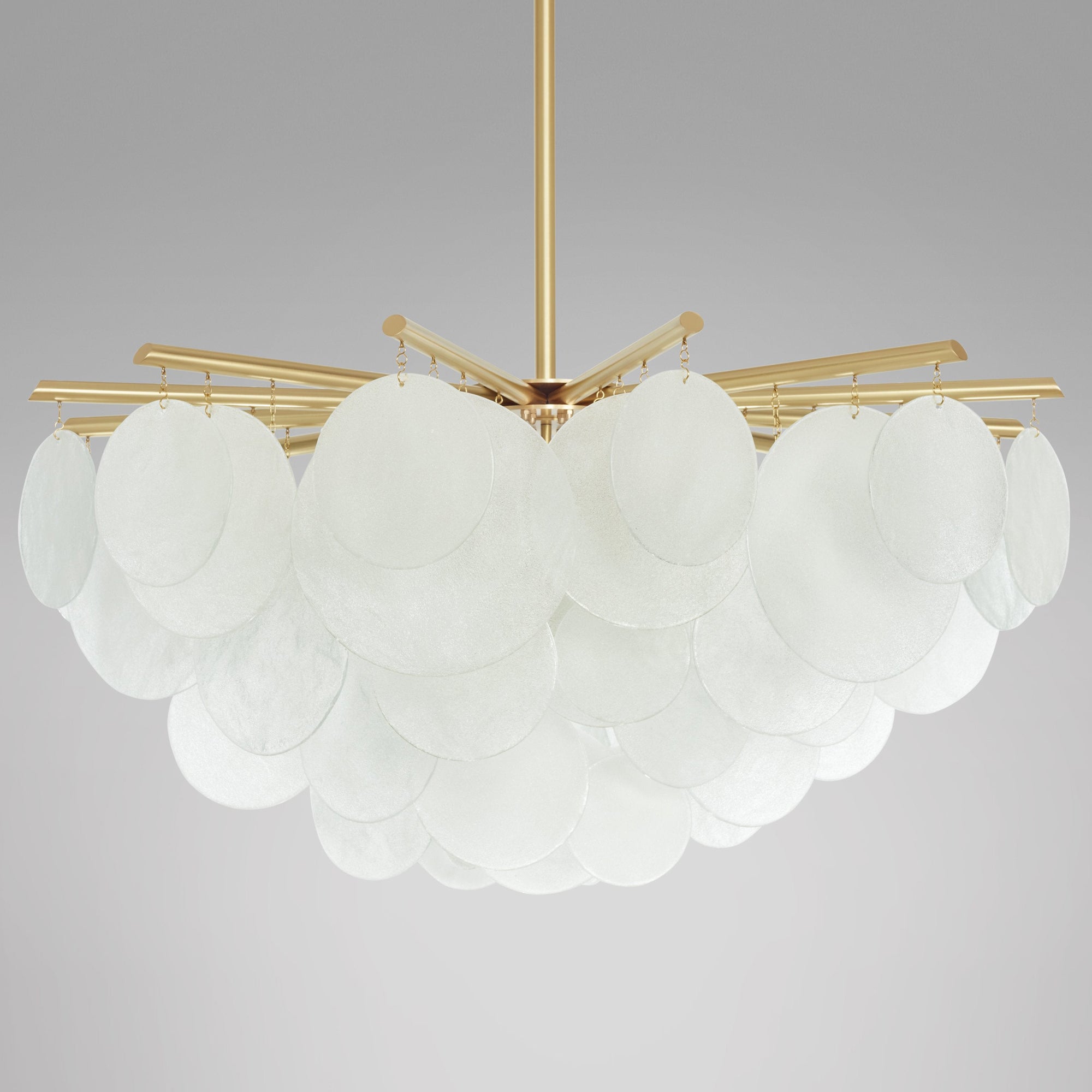 Ella Glass Round Pendant 35'' 47''