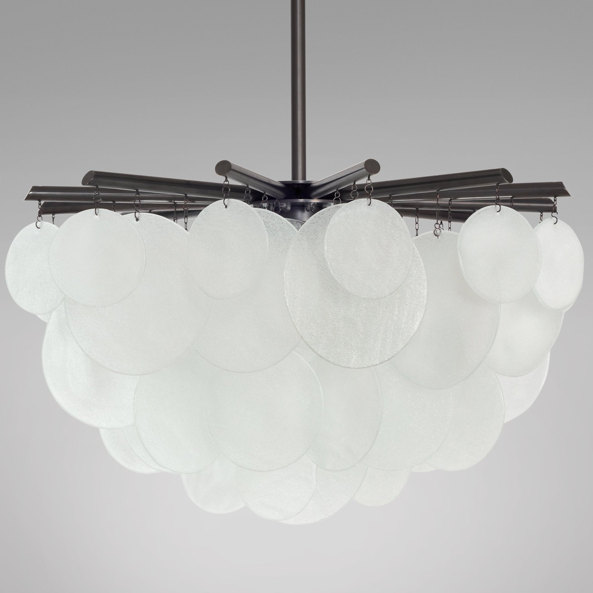 Ella Glass Round Pendant 35'' 47''